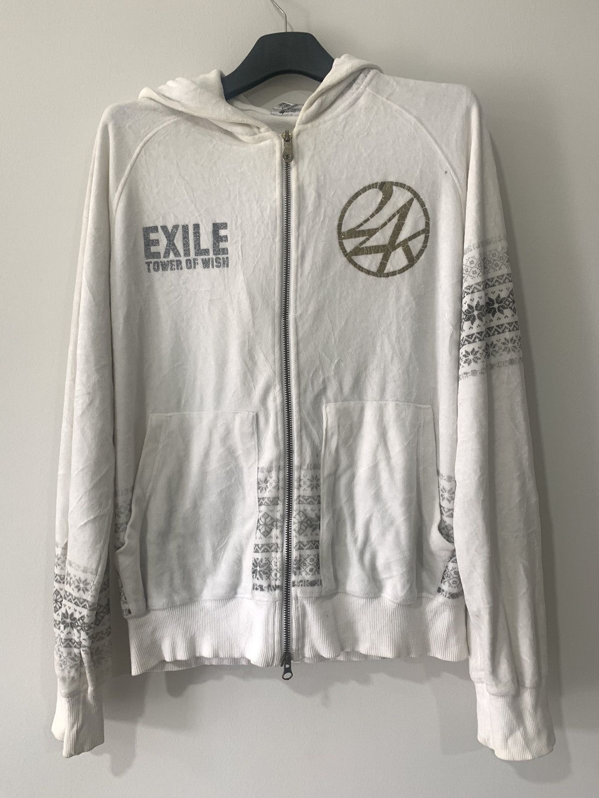 14th Addiction 24 Karats velvet zipper hoodie Size US L / EU 52-54 / 3 - 2 Thumbnail