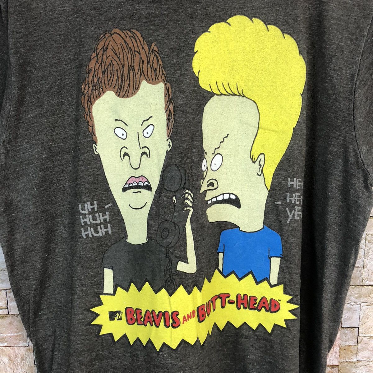 Cartoon Network Bravis But Head Brown Tee #A552 Size US M / EU 48-50 / 2 - 5 Thumbnail