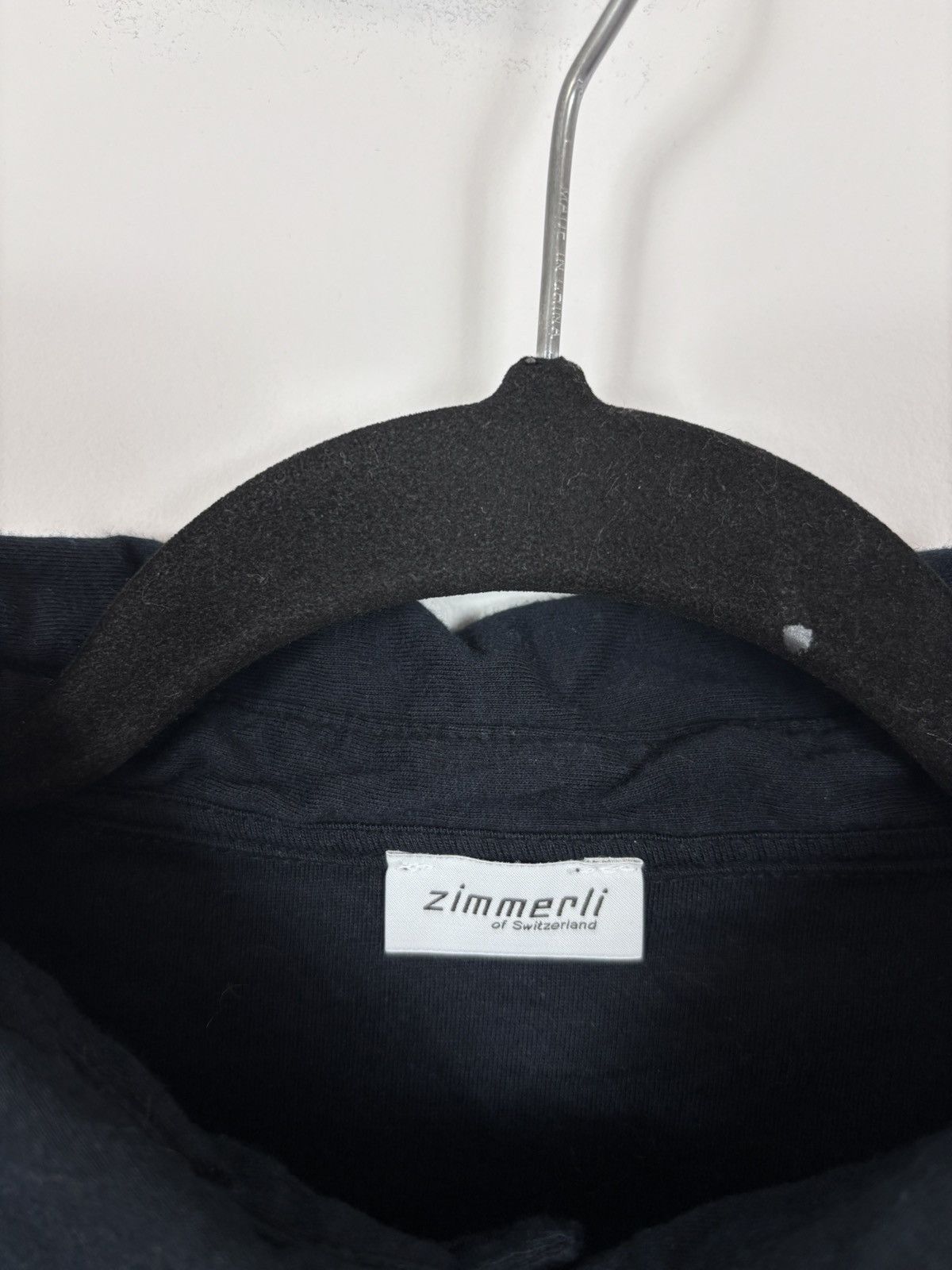 Zimmerli Zimmerli Swiss First Men’s Navy Blue Long Sleeve Polo Shirt Size US L / EU 52-54 / 3 - 9 Thumbnail