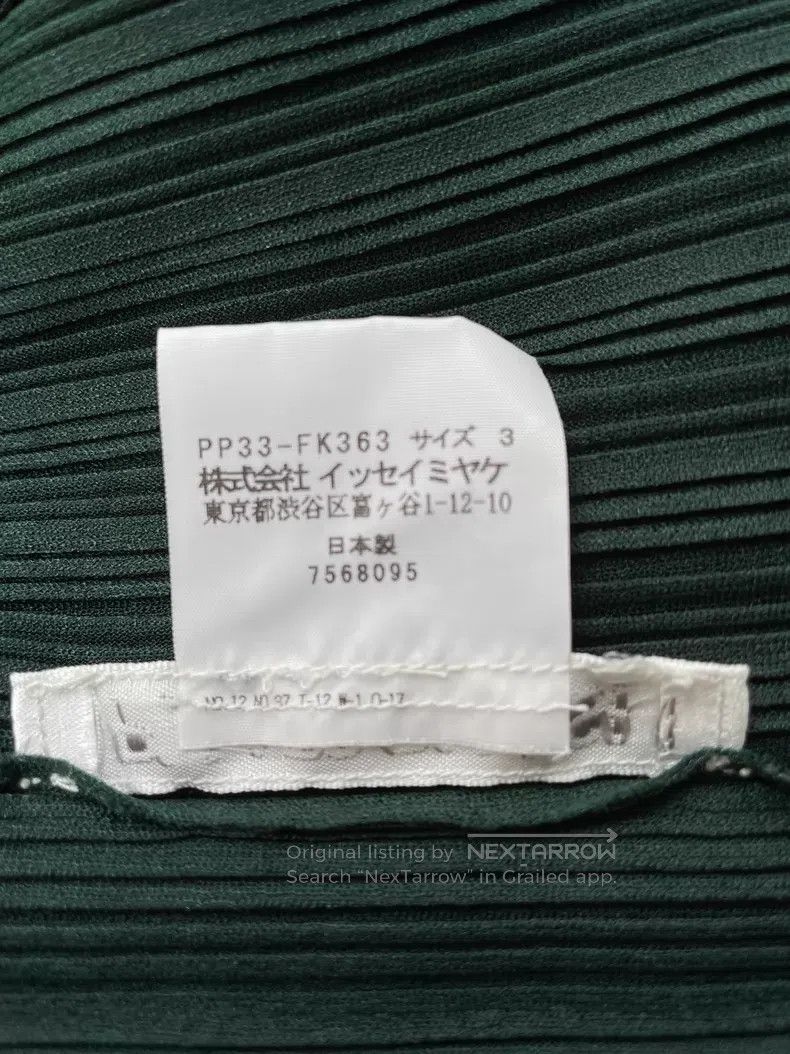 Issey Miyake Issey Miyake Green Top Size L / US 10 / IT 46 - 6 Thumbnail