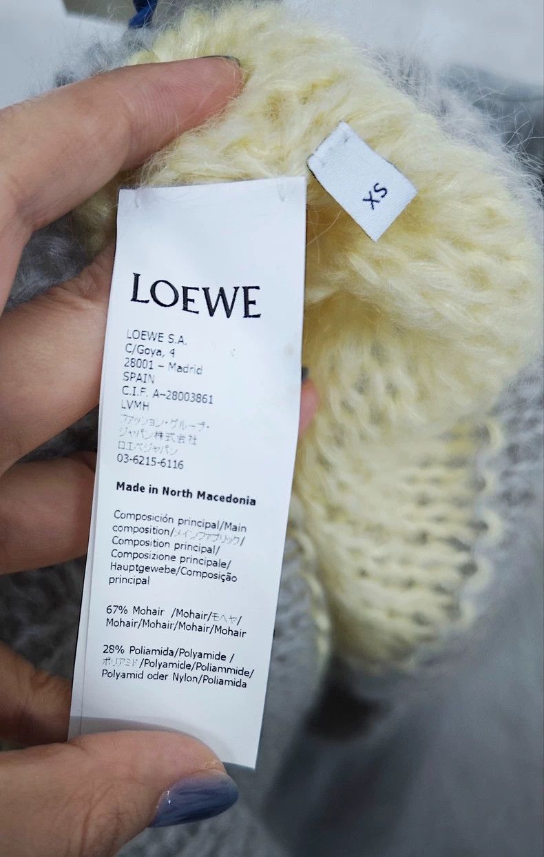 Loewe LOEWE Colorful round neck lace-knitted sweater with floral Size XS / US 0-2 / IT 36-38 - 4 Thumbnail