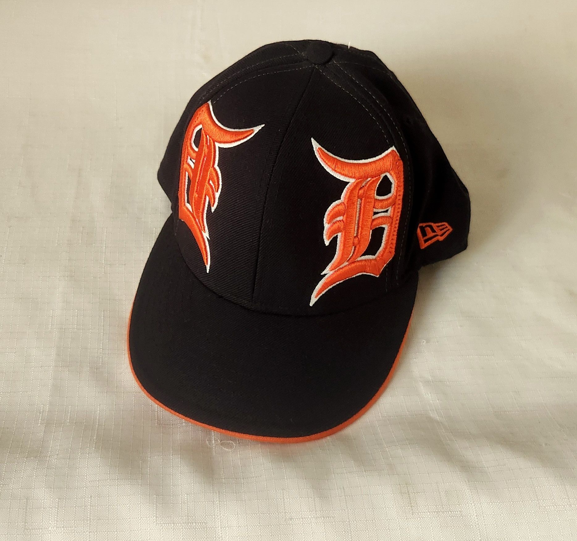 New Era New Era Detroit Tigers Hat Cap Fitted 100% Wool Blue Orange Size ONE SIZE - 1 Thumbnail