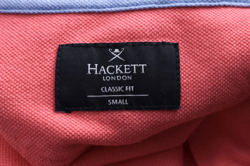 Hackett Hackett London Classic Fit Polo Shirt Pink Size S Size US S / EU 44-46 / 1 - 4 Thumbnail