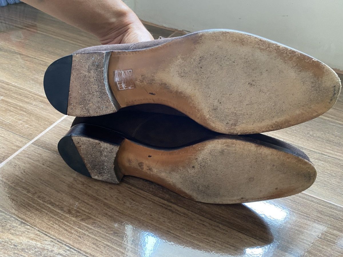 TLB Mallorca 196 Artista Dark Brown Suede Single monk strap Size US 8.5 / EU 41-42 - 5 Thumbnail