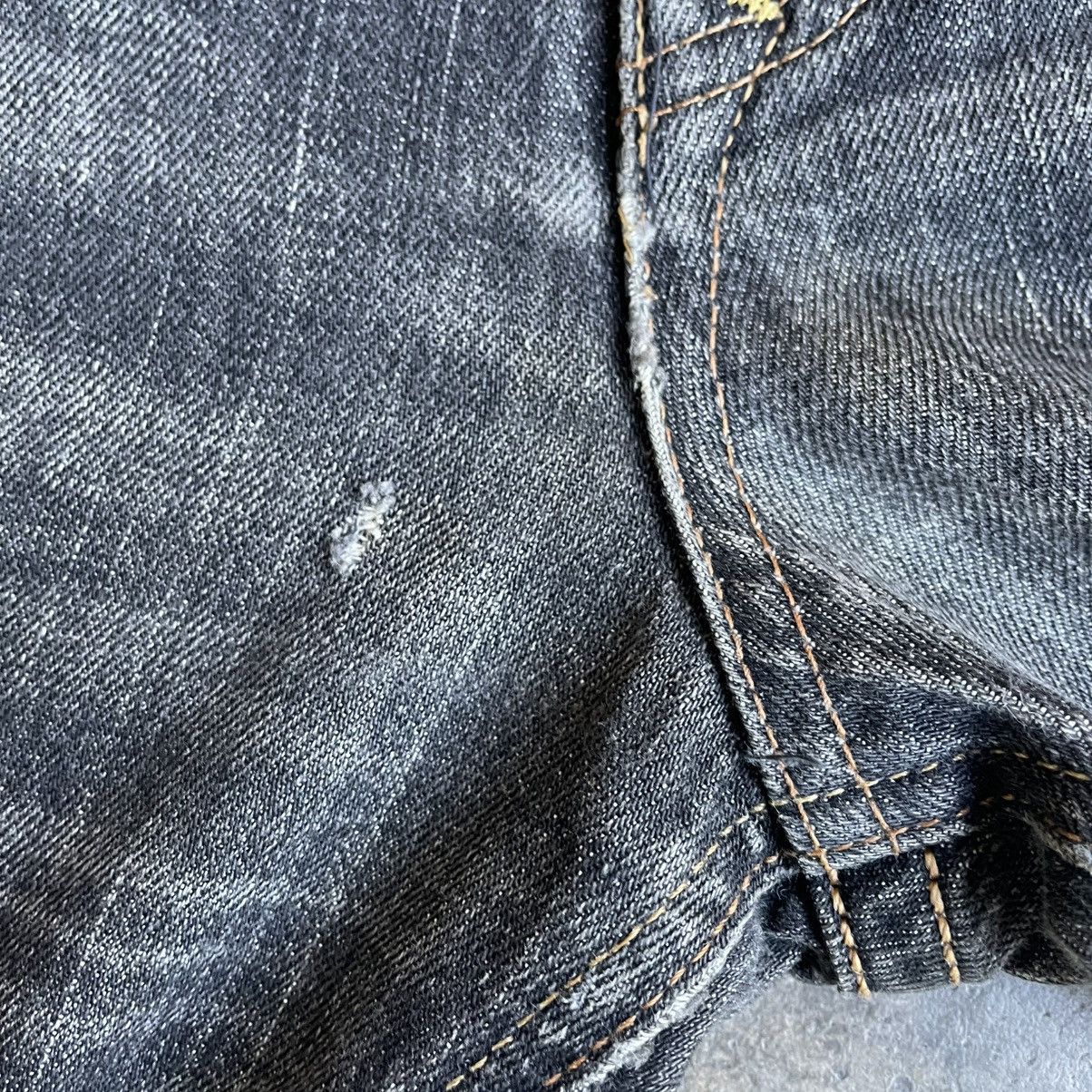 Edwin 🔥Vintage Edwin EXS404 Stoned Washed Distress Denim Jeans Size US 33 - 10 Thumbnail