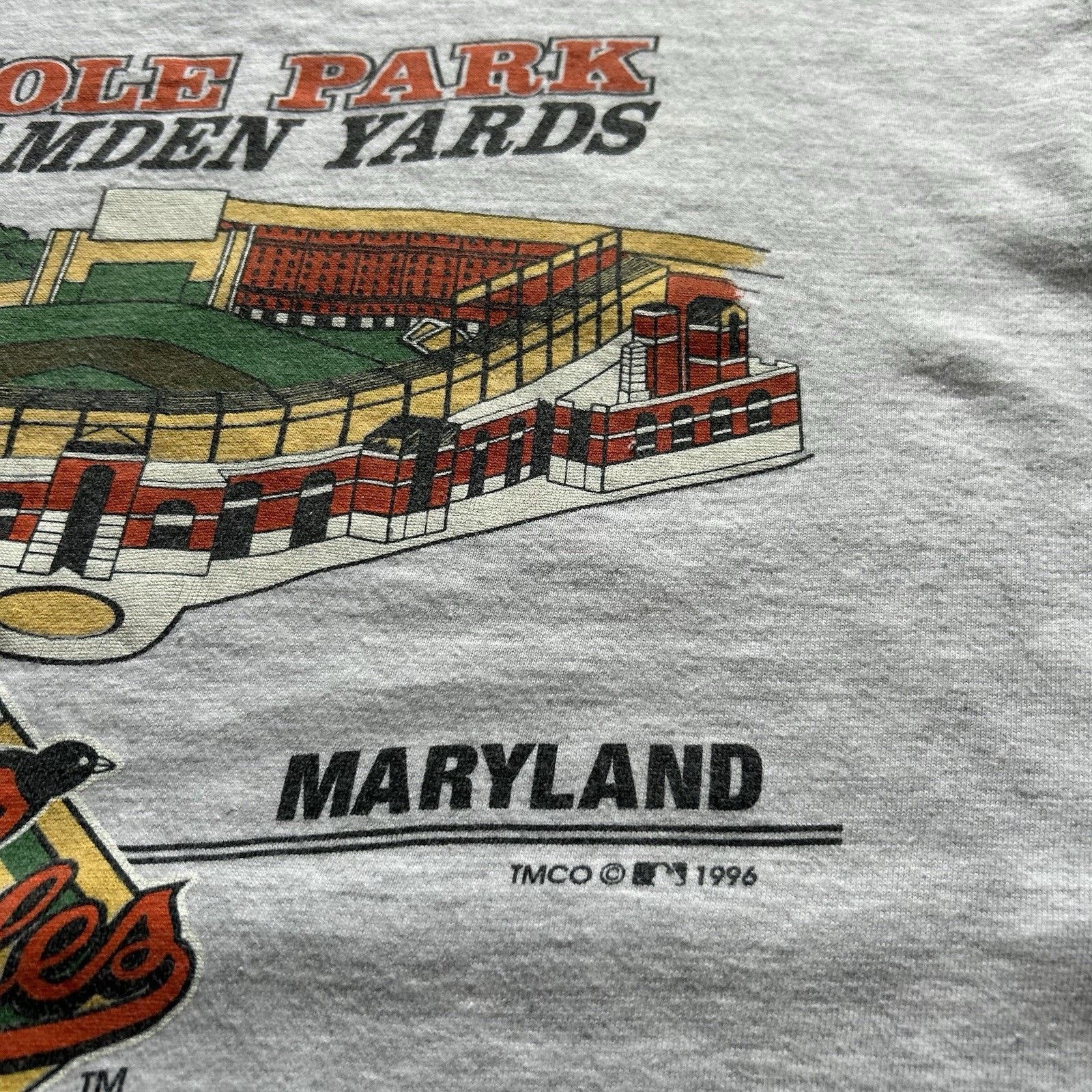 MLB Vintage 90s MLB Baltimore Orioles T Shirt XXL Maryland Rare Size US XXL / EU 58 / 5 - 5 Thumbnail