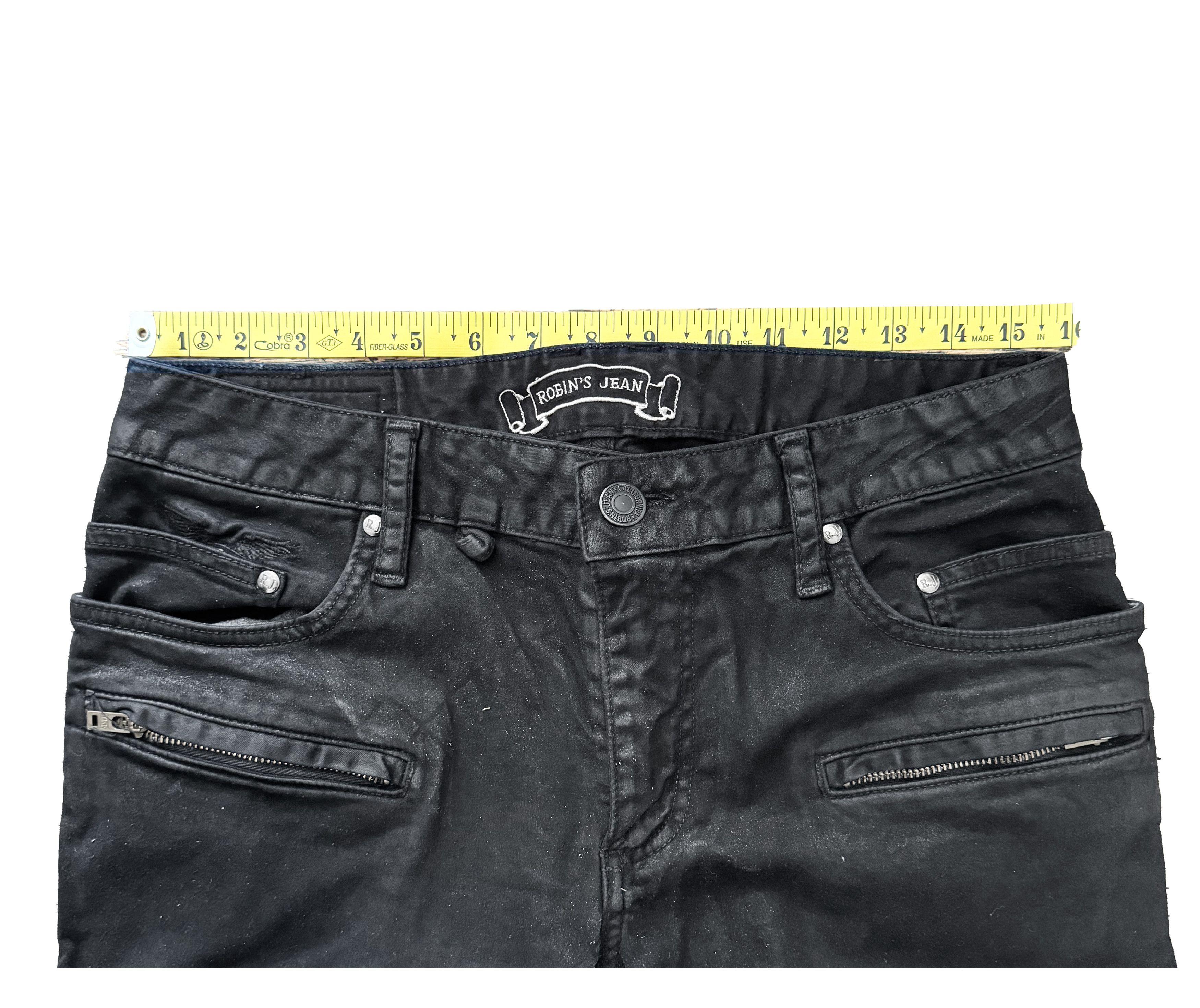 Robins Jeans ROBINS JEANS "MOTARD" ZIP PLEATED KNEE SIZE 30 Size US 30 / EU 46 - 8 Thumbnail