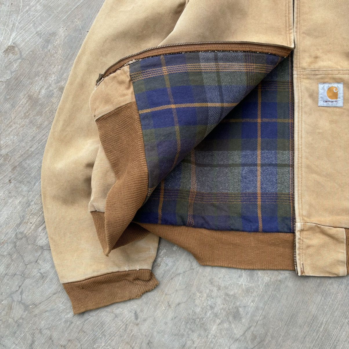 Carhartt Rare💥Crazy Vintage SunFaded 1990s Carhartt Active Jacket Size US L / EU 52-54 / 3 - 3 Thumbnail