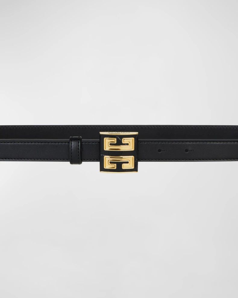 Givenchy o1srvl11e0325 Size: OS / Skinny Belt in Black Size ONE SIZE - 6 Thumbnail