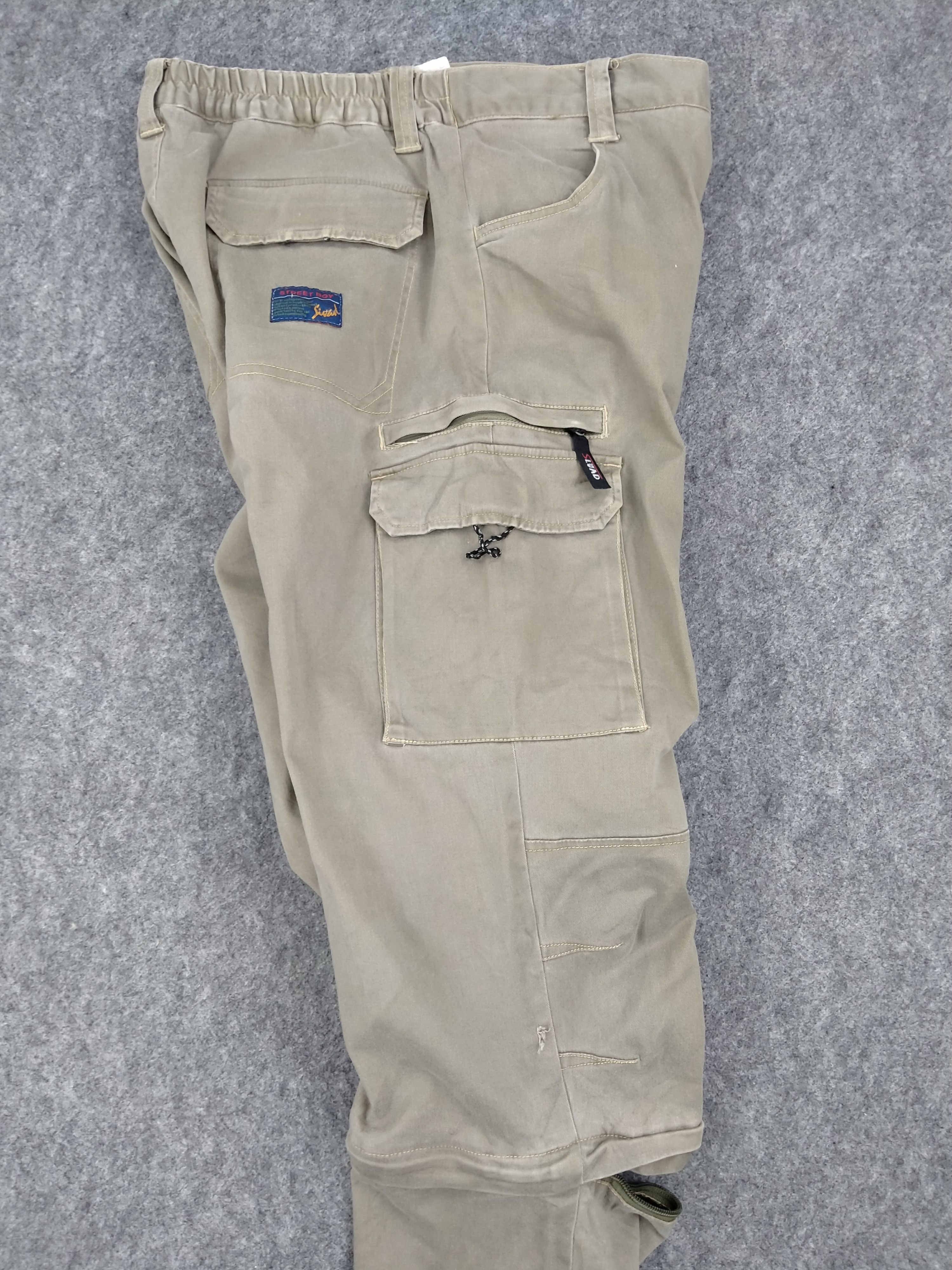 Japanese Brand Elastic/Drawstring Japanese Brand Cargo Pants 30x27 CP097 Size US 30 / EU 46 - 5 Thumbnail