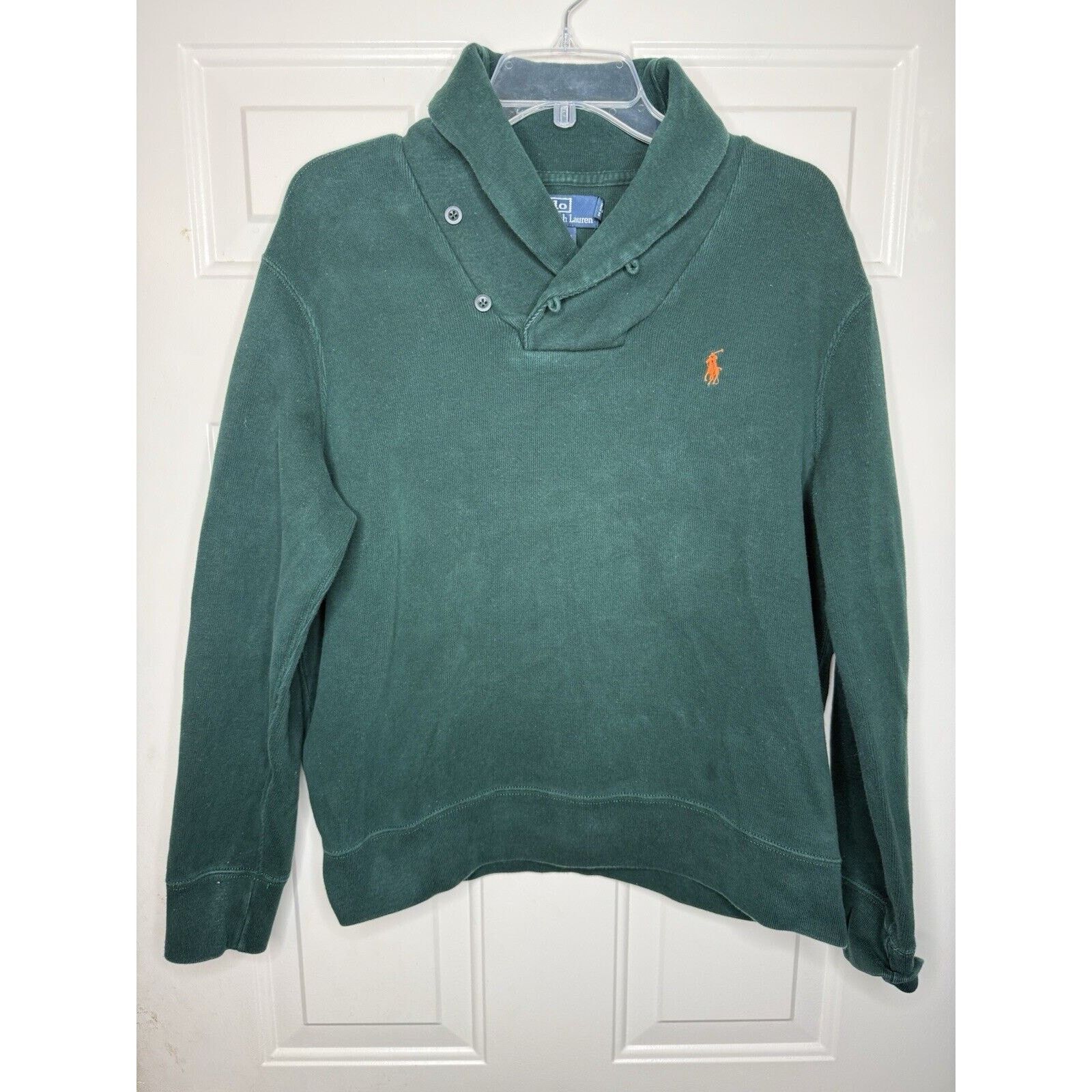 Polo Ralph Lauren Polo Ralph Lauren Sweater Men's Large Green Orange Shawl Size US L / EU 52-54 / 3 - 1 Thumbnail