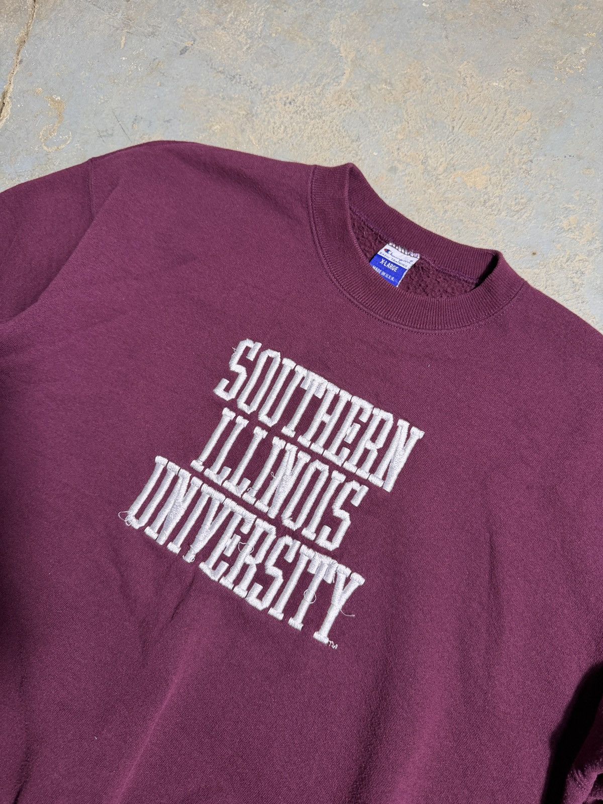 Champion Vintage Southern Illinois University Crewneck Size US XL / EU 56 / 4 - 2 Thumbnail