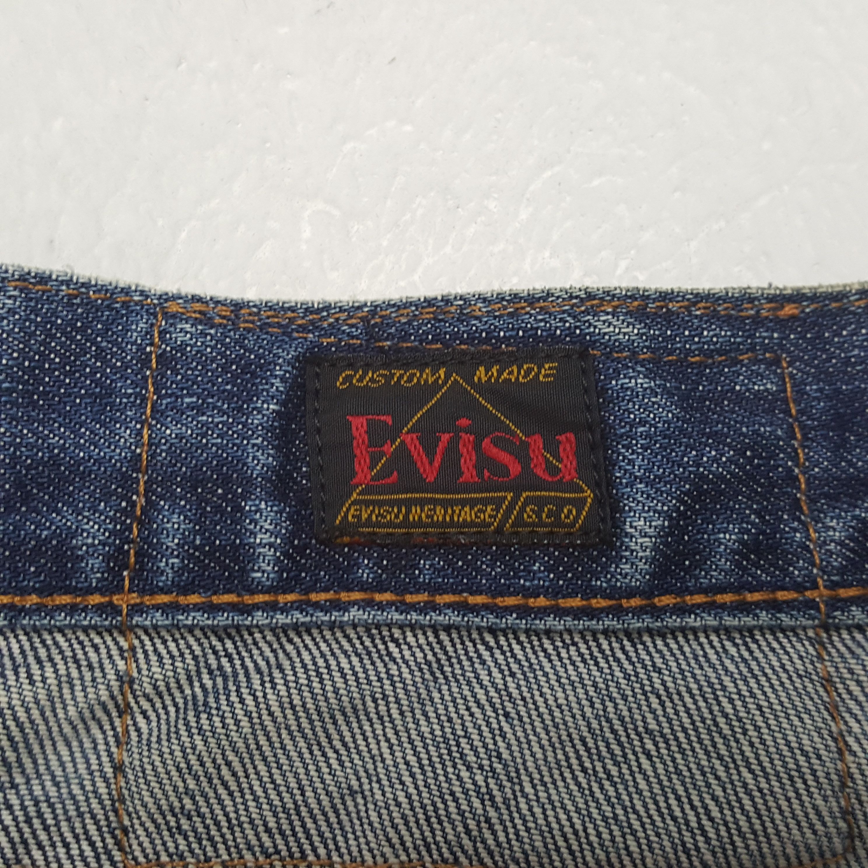 Evisu Evisu Japanese Brand Streetwear Custom Daicock Jeans C297N19 Size US 30 / EU 46 - 13 Thumbnail