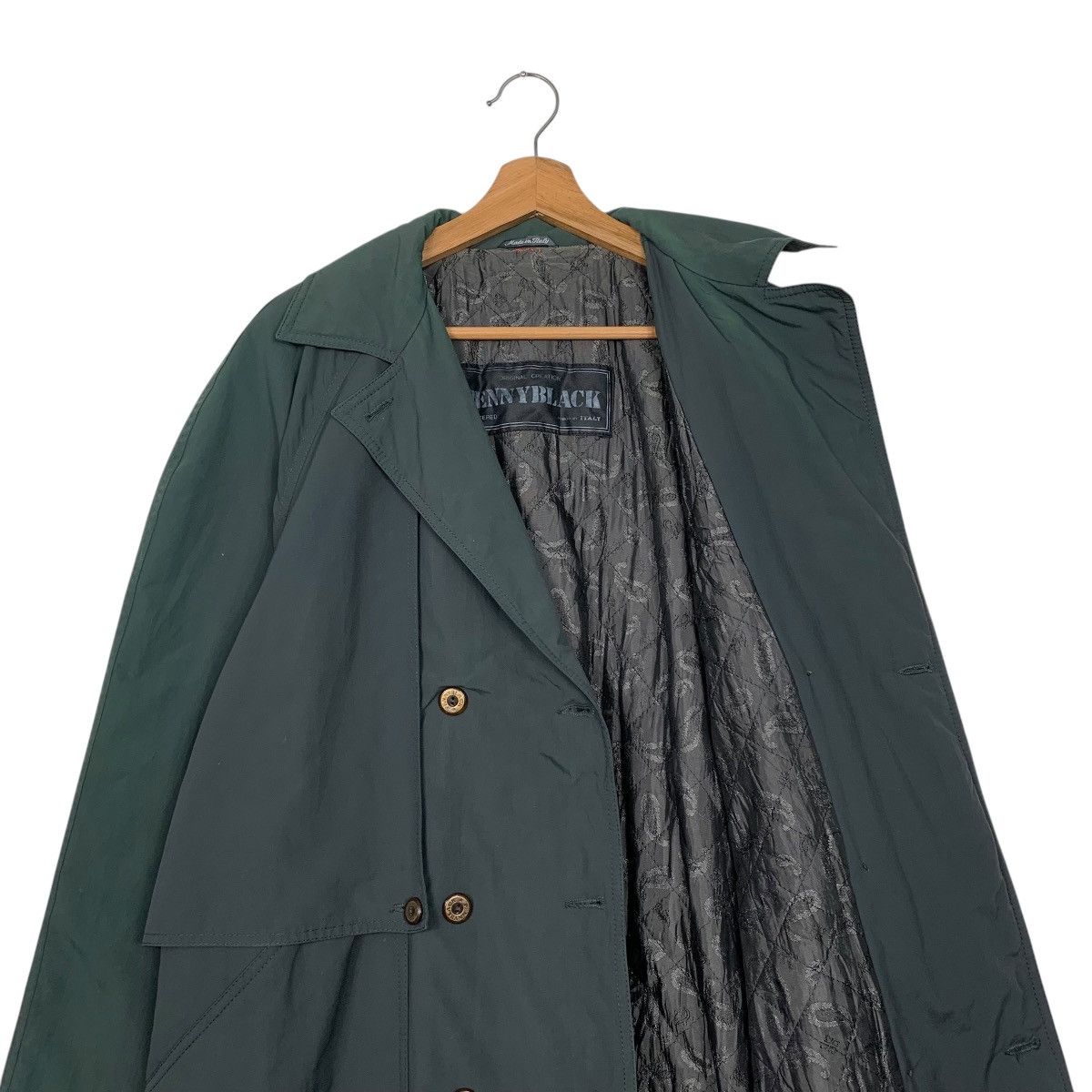 Other Penny Black Double Breasted Overcoat Made In Italy Size M / US 6-8 / IT 42-44 - 11 Thumbnail