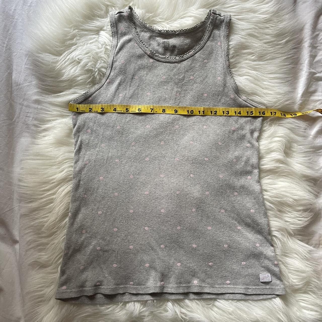Gap Grey and Pink Polka Dot Tank Top Size XXL / US 16-18 / IT 52-54 - 7 Thumbnail