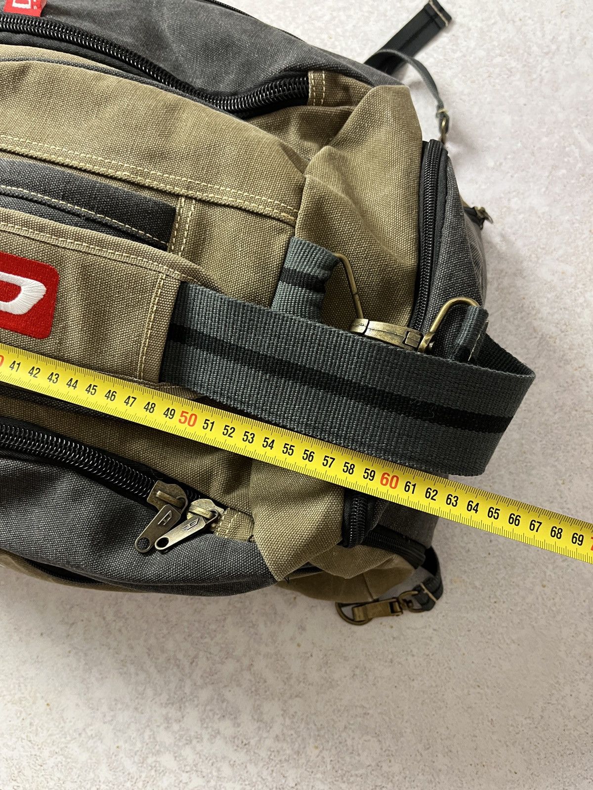 Diesel Vintage DIESEL Archive Y2K Military Shoulder Travel Bag Rare Size ONE SIZE - 17 Thumbnail