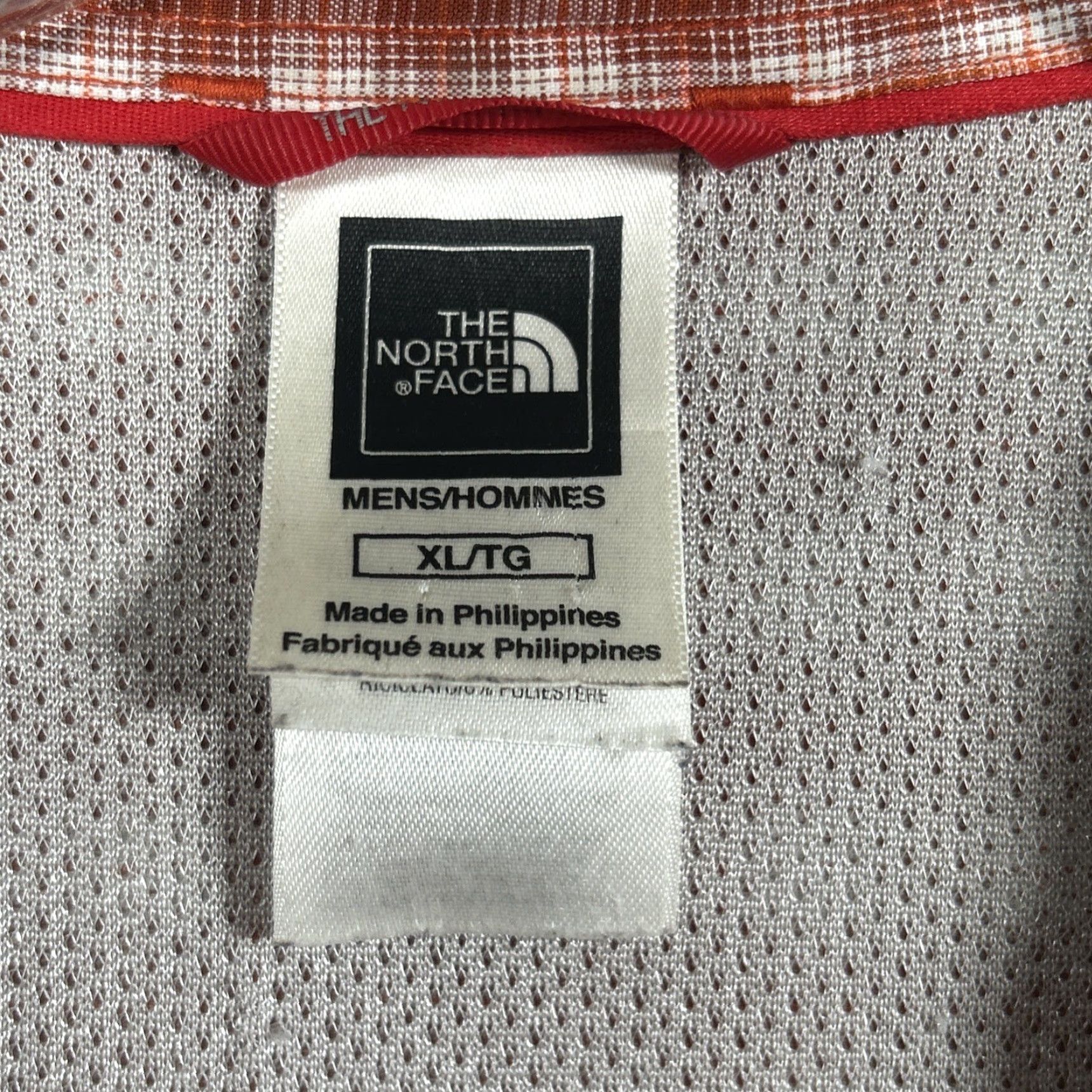 The North Face The North Face Mens Short Sleeve Button Up Shirt XL Orange Check Hiking Read Size US XL / EU 56 / 4 - 3 Thumbnail
