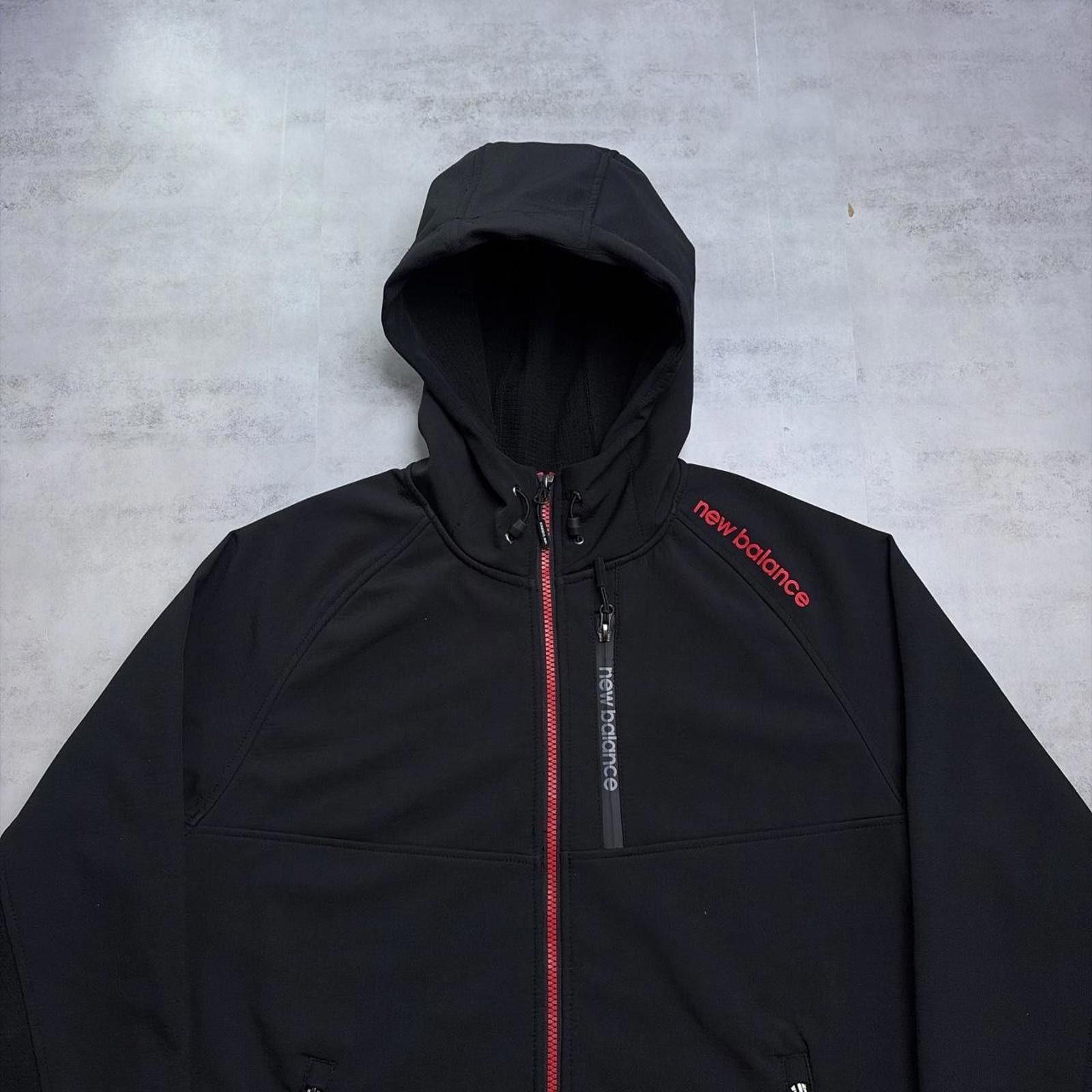New Balance Y2K Black New Balance Softshell Hooded Fleece Lined Jacket Size US S / EU 44-46 / 1 - 2 Thumbnail