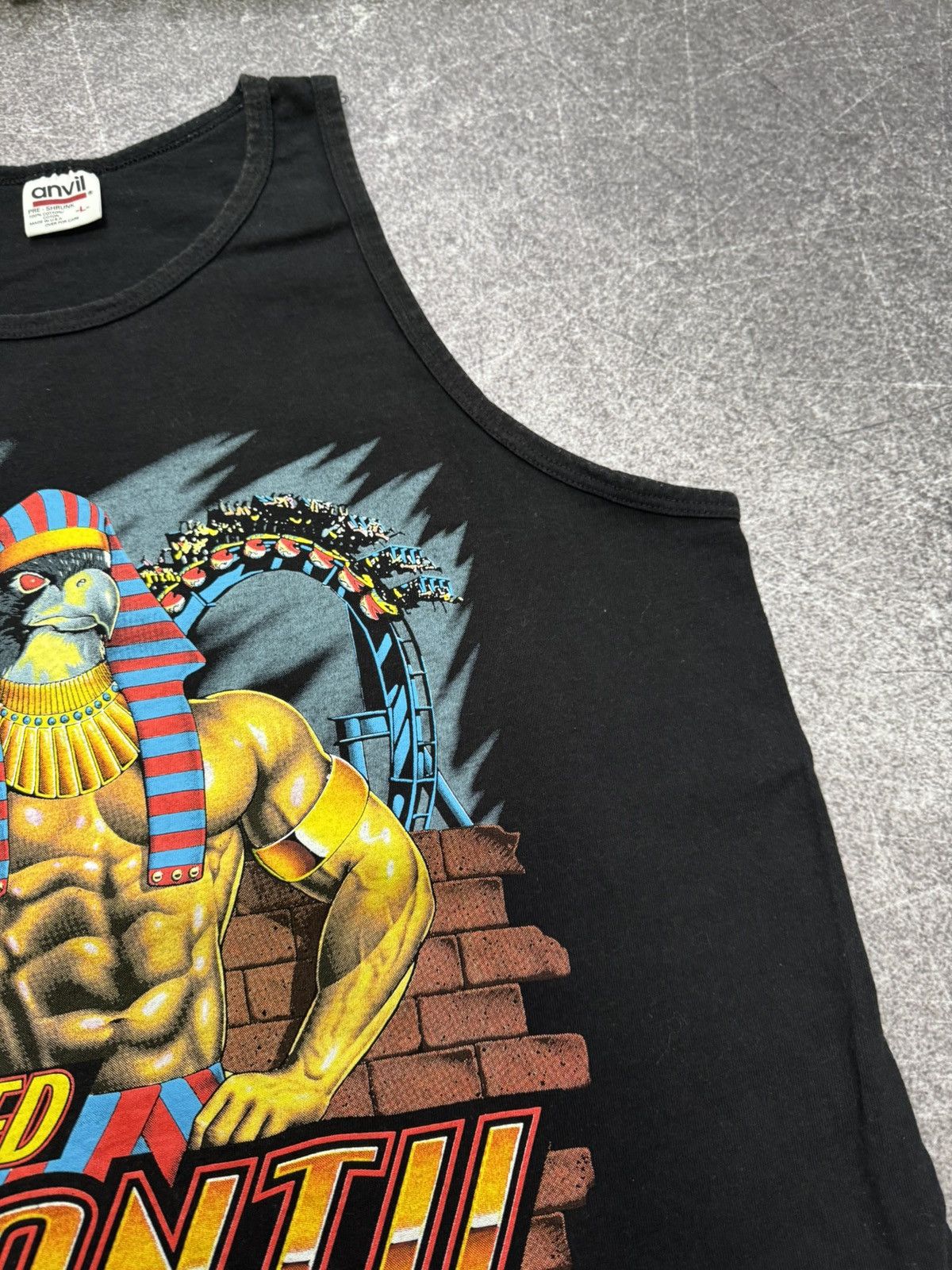 Vintage Vintage I Survived Montu Dased And Confused 90s Shirt Size US L / EU 52-54 / 3 - 6 Thumbnail