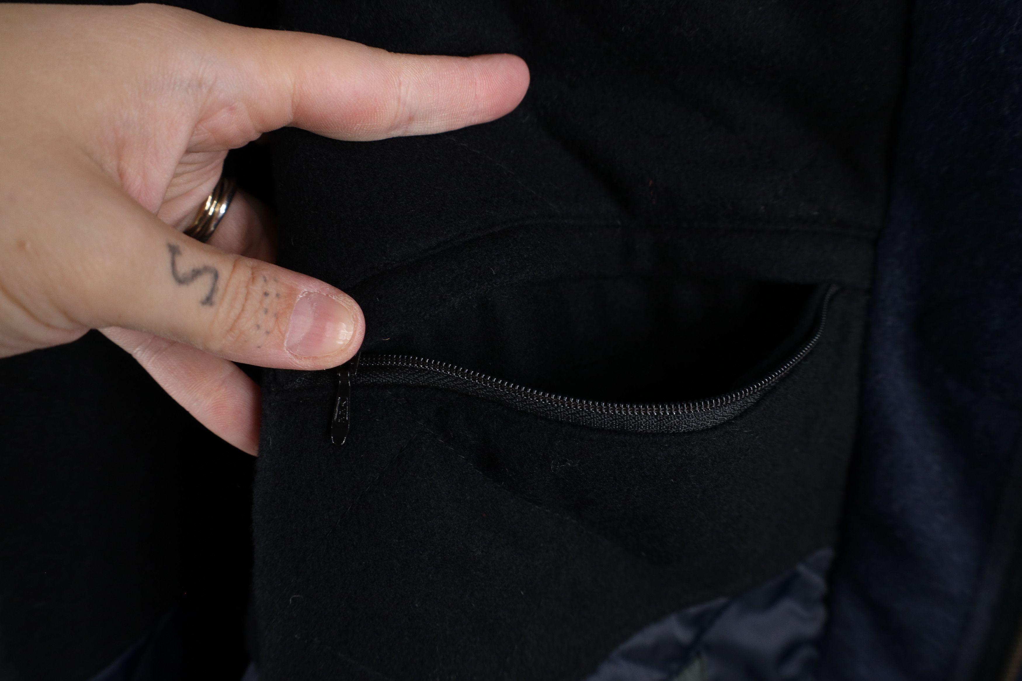 Lands' End × Vintage Vintage 90s Lands End Wool Hooded Horn Toggle Button Jacket Size US L / EU 52-54 / 3 - 10 Thumbnail