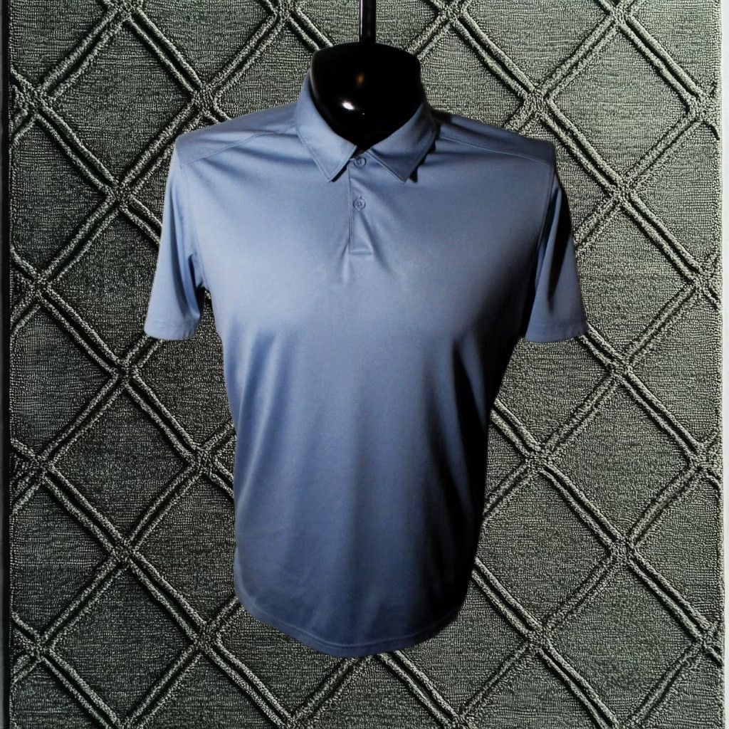 Oakley Polo Shirt Men's Size M Blue Short Sleeve, Men's
