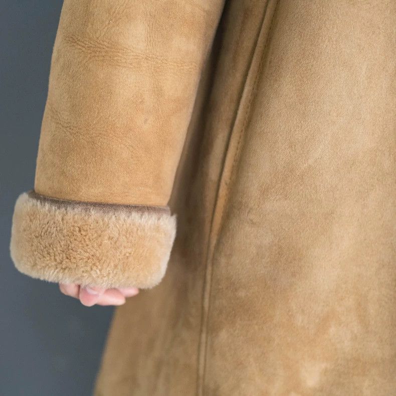 Kenzo KENZO Kaki sheepskin coat vintage Size XS / US 0-2 / IT 36-38 - 6 Thumbnail