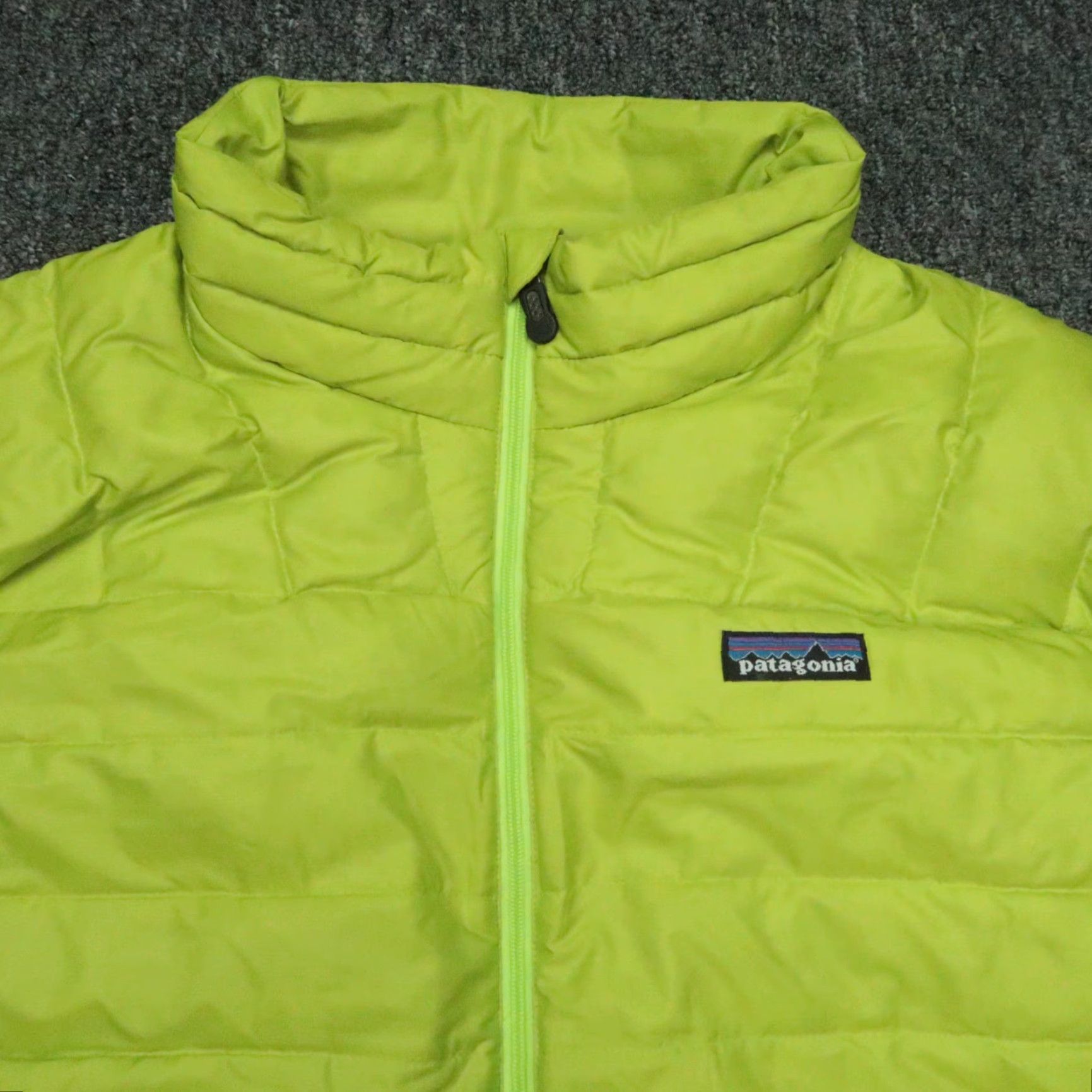 Patagonia Patagonia Vest Mens XL Puffer Jacket Yellow Down Full Zip Pockets Quilted Lightweight Size US XL / EU 56 / 4 - 2 Thumbnail
