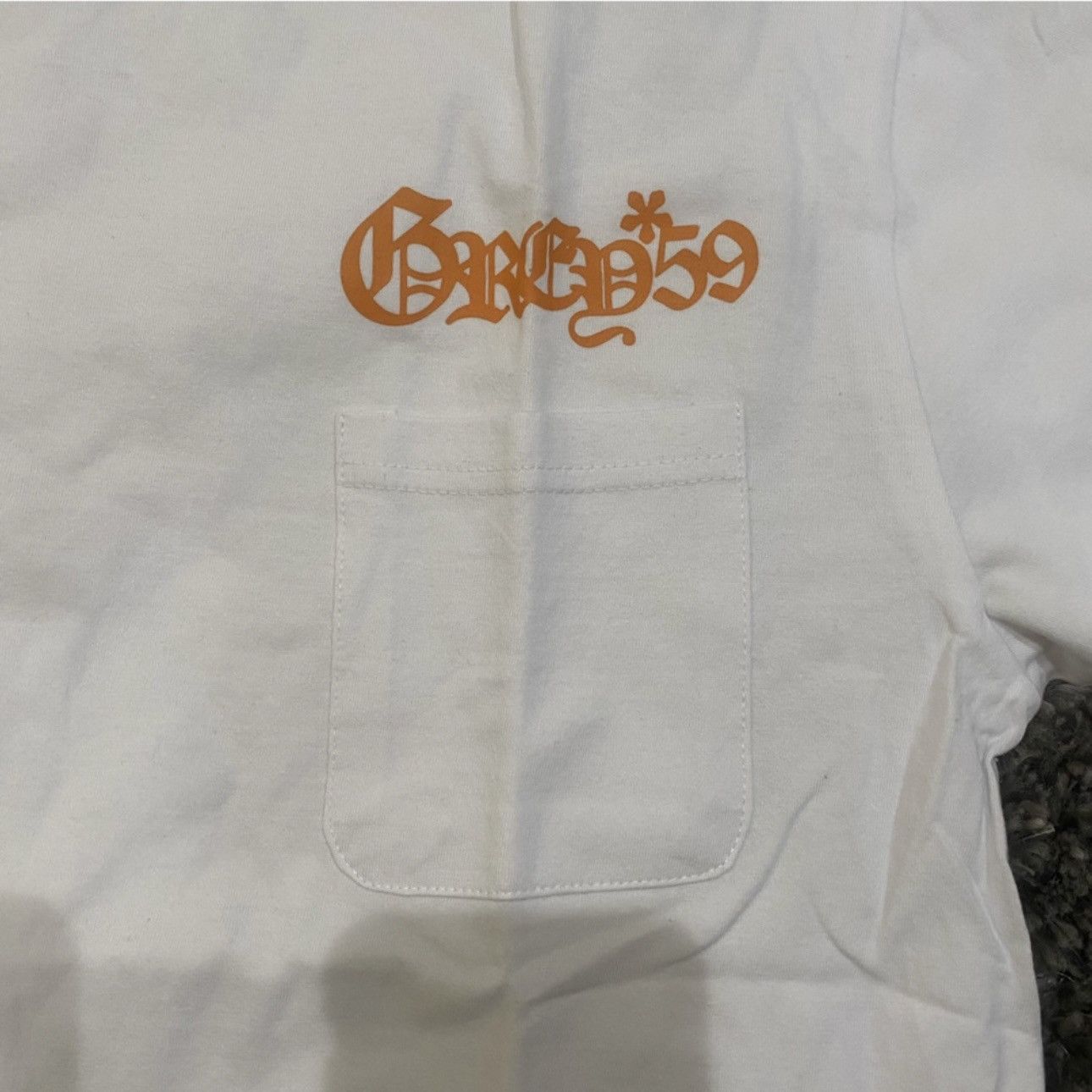 G59 Records G59 Reaper Pocket T-Shirt in White, Size M Size US M / EU 48-50 / 2 - 4 Thumbnail