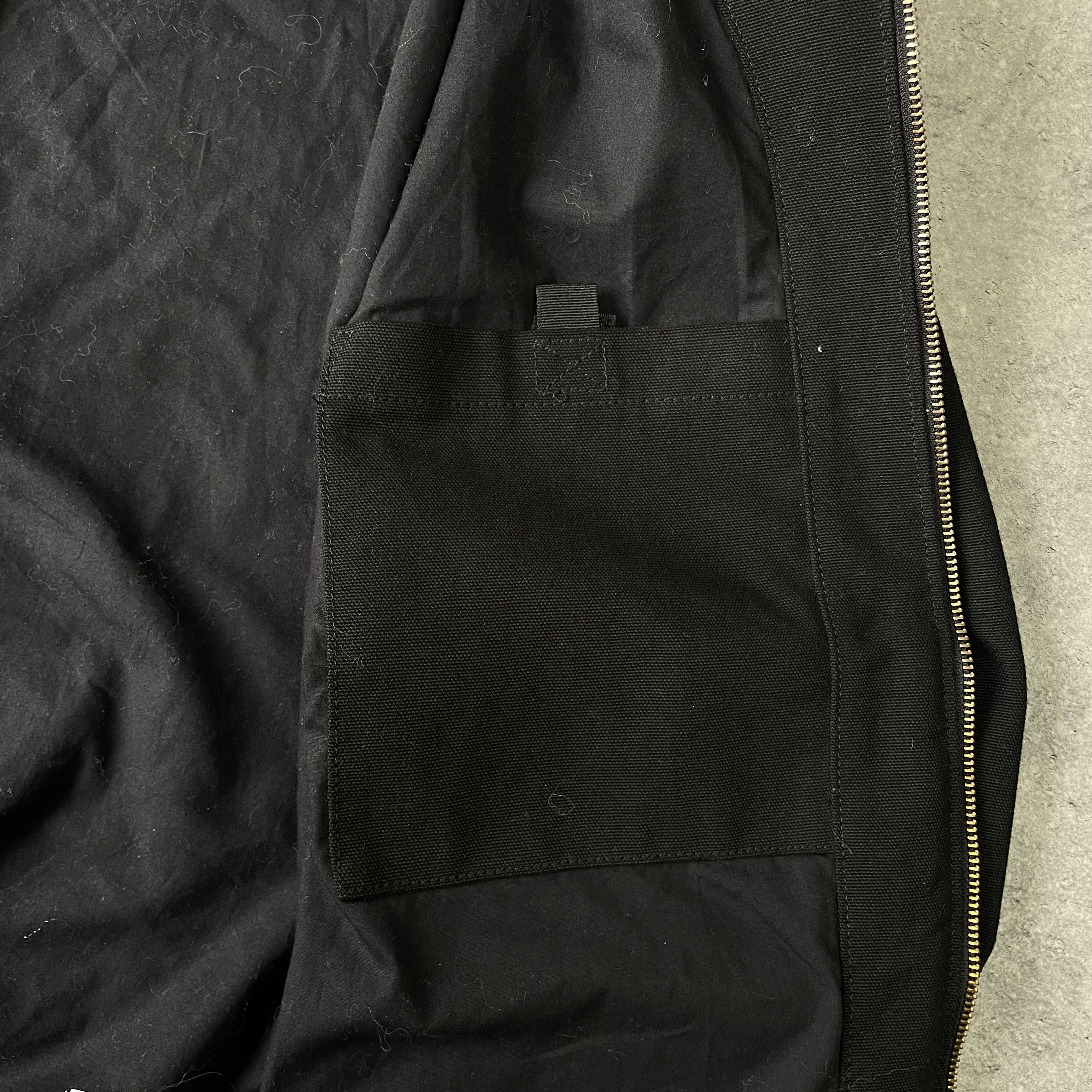 Carhartt Carhartt Active Jacket Black Denim Hooded Jacket Vintage S Size US S / EU 44-46 / 1 - 9 Thumbnail