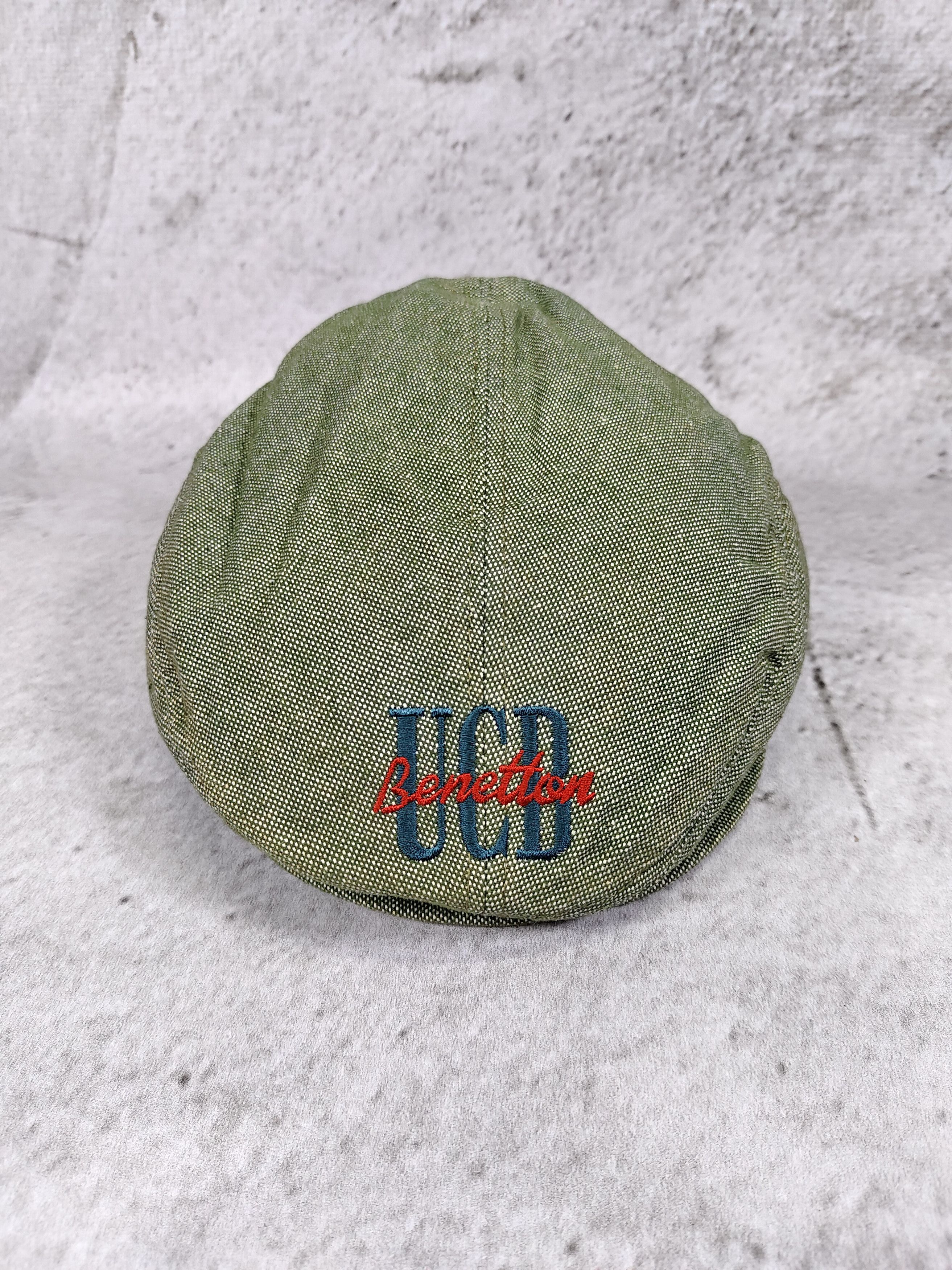 United Colors Of Benetton 90s UCB- Classic Streetwear Embroidered Logo Flat Cap Size ONE SIZE - 3 Thumbnail