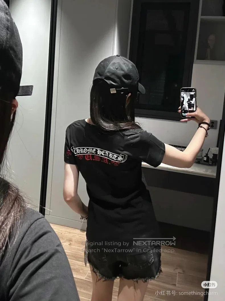 Chrome Hearts CHROME HEARTS Size M Scroll short sleeve t-shirt Size US M / EU 48-50 / 2 - 1 Thumbnail