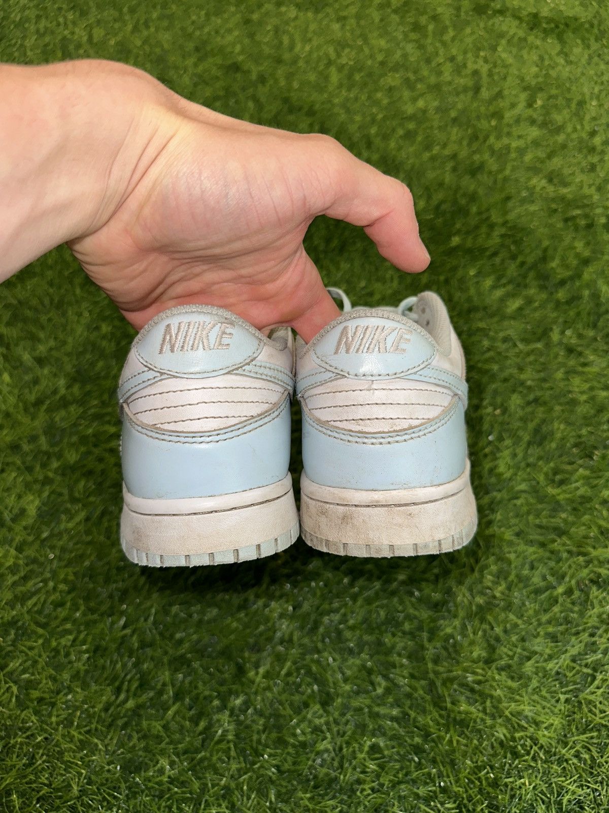 Nike Nike dunk low top white glacier shoes size 7 Size US 7 / EU 40 - 5 Thumbnail