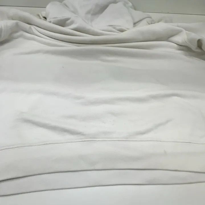 Balenciaga Balenciaga Balenciaga Hoodie with Drawstring in White -250 Size US M / EU 48-50 / 2 - 9 Thumbnail