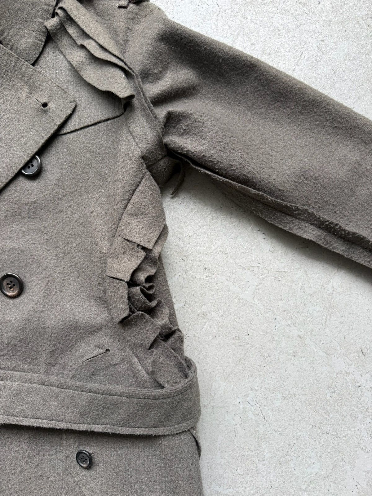 Undercover Undercover AW05 Arts & Crafts Wool Army Green Peacoat Size US S / EU 44-46 / 1 - 5 Thumbnail
