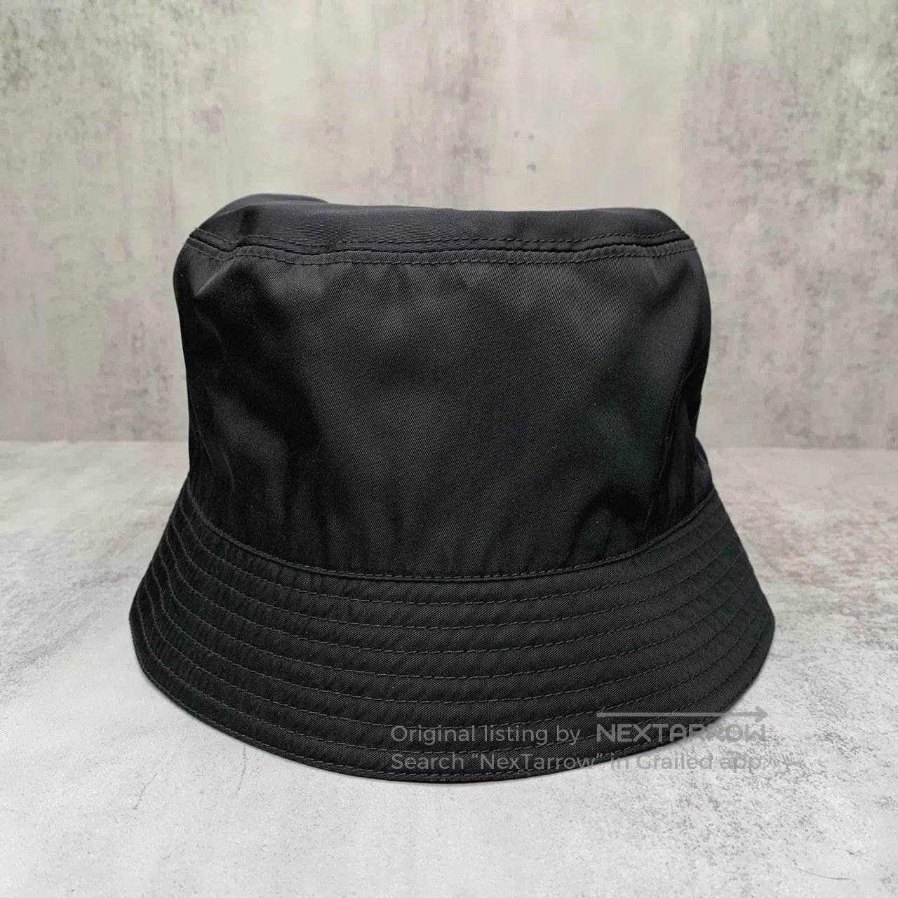 Prada Prada Black Fisherman Hat. Size ONE SIZE - 3 Thumbnail