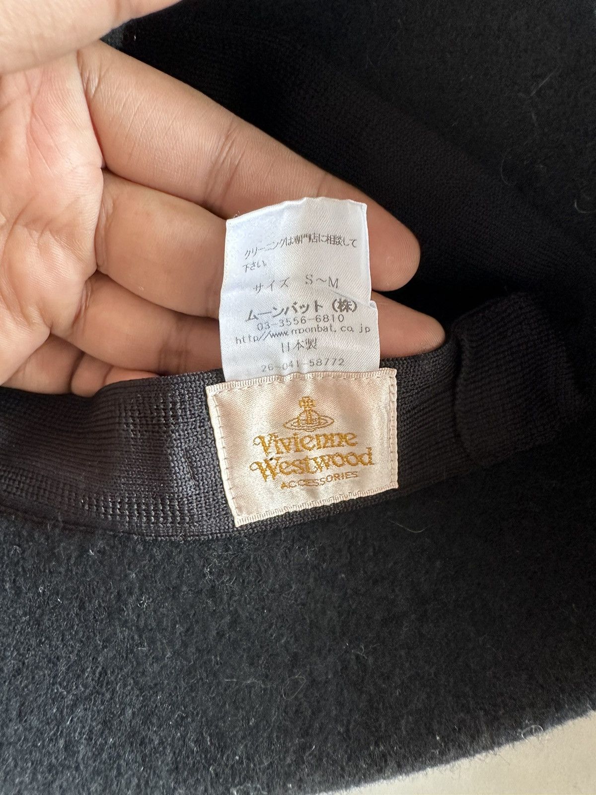 Vivienne Westwood 1990s Vivienne Westwood Orb Logo Wool Bucket Hat Size ONE SIZE - 8 Thumbnail