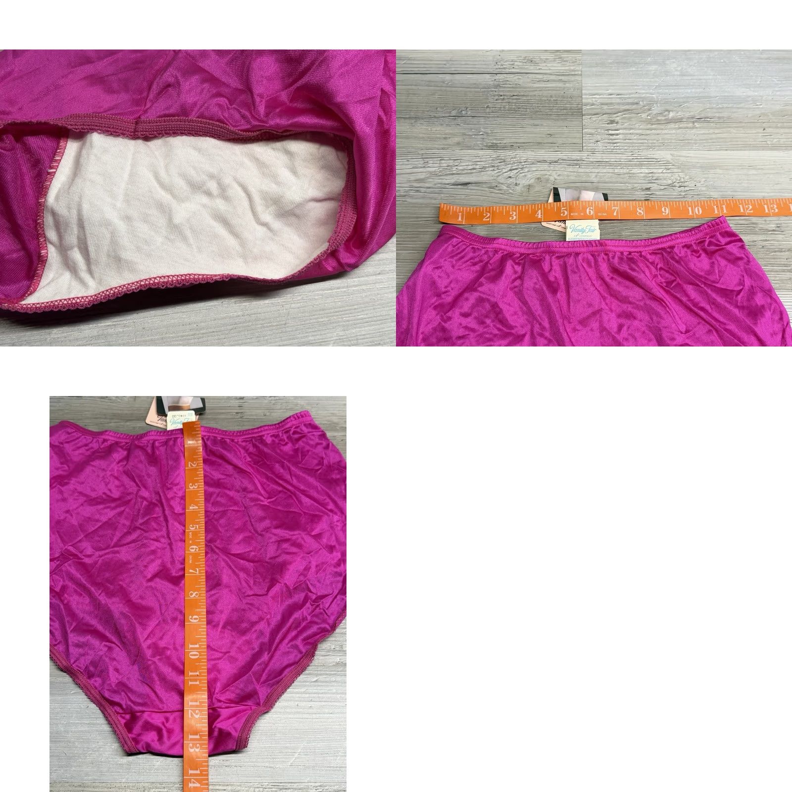 Vintage Vintage Vanity Fair Satin Womens Size 5 Panties Hot Pink Nylon Briefs NWT 90s Size 27" / US 4 / IT 40 - 8 Thumbnail
