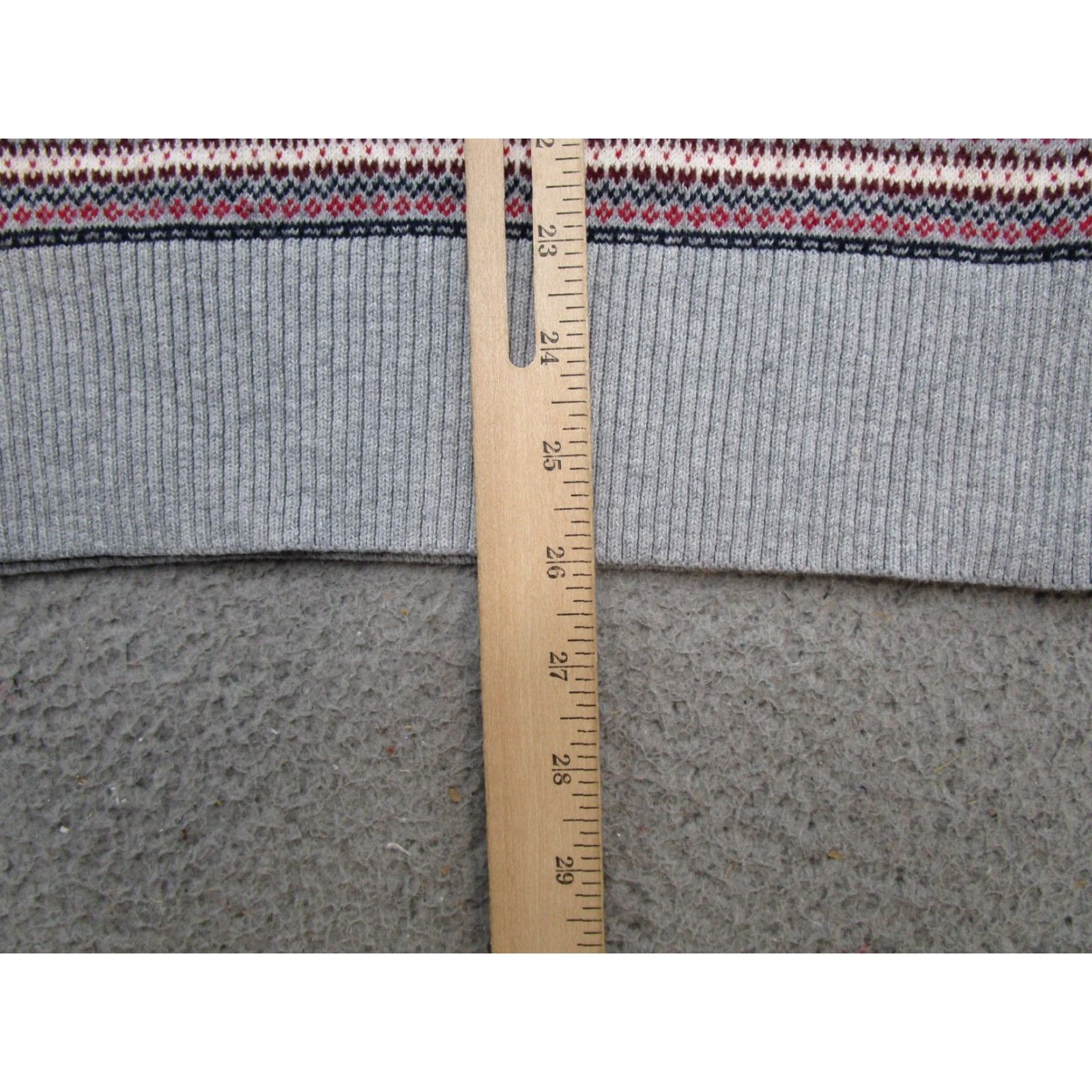 Vintage VINTAGE LL Bean Sweater Womens SZ M Fair Isle Cotton Cashmere Pullover Turtleneck 503413 Size M / US 6-8 / IT 42-44 - 6 Thumbnail