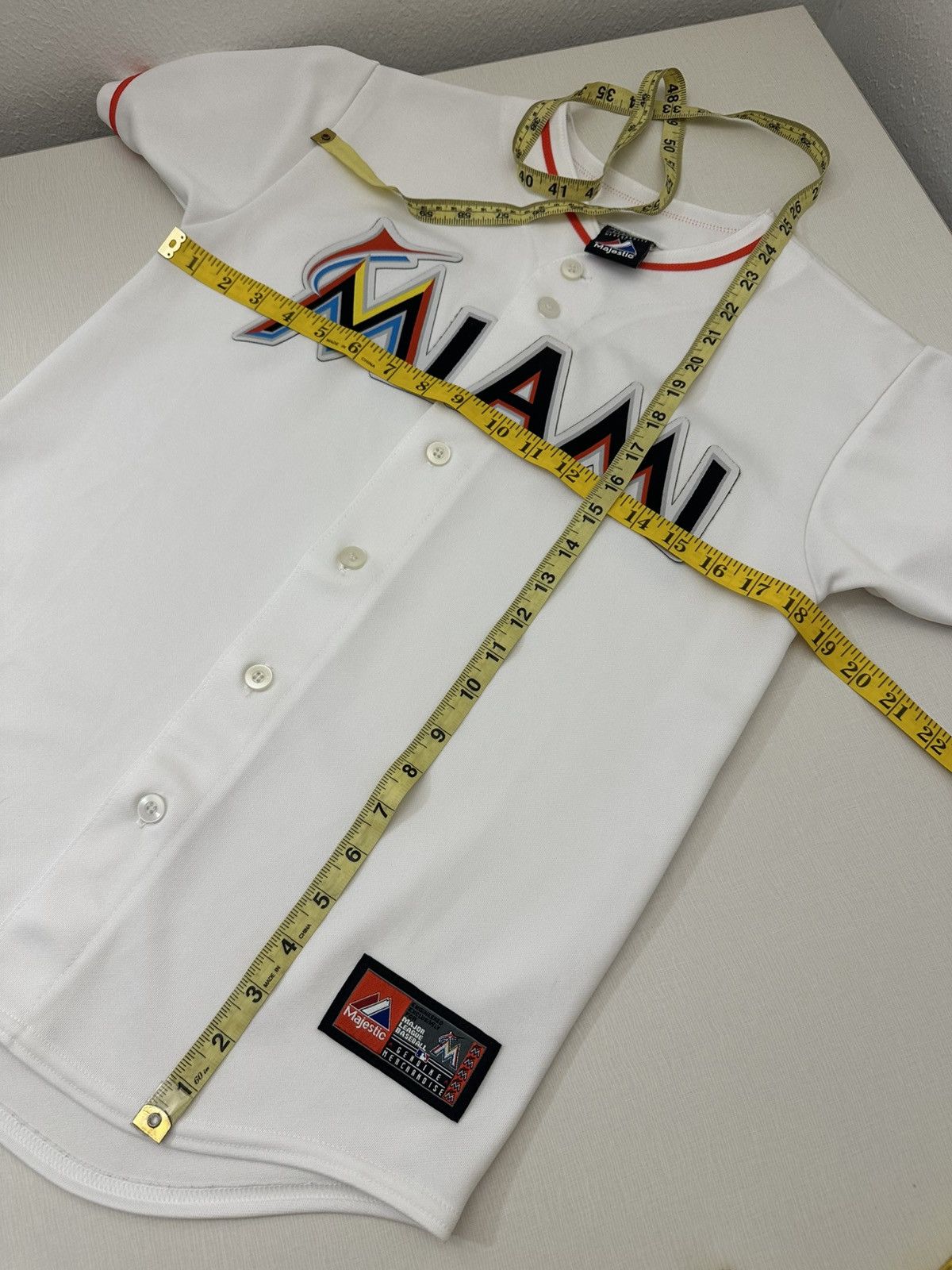 MLB Vintage Miami Marlins Majestic Baseball Jersey Womens L USA Size L / US 10 / IT 46 - 10 Thumbnail