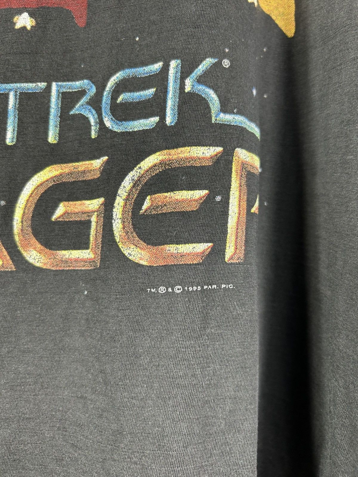 Vintage Vintage Movie 1995 Star Trek Voyager Team T-Shirt Size L Size US L / EU 52-54 / 3 - 6 Thumbnail