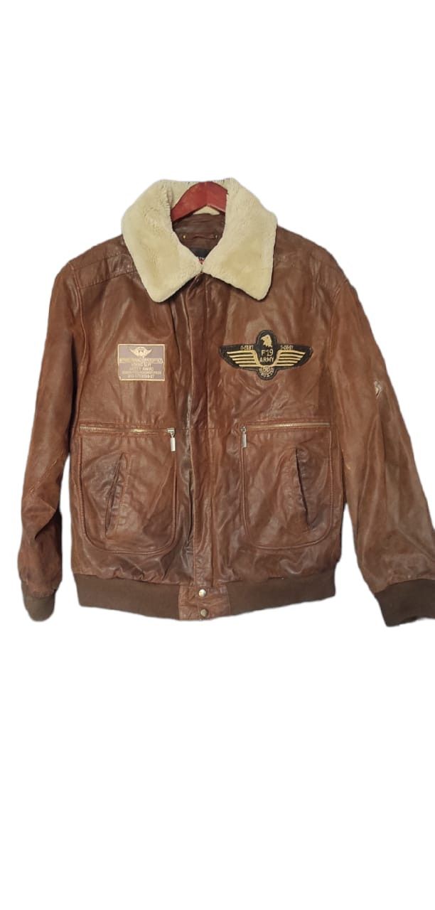 Hi-Buxter Commando Explorer G-1 Pilot Bomber Leather Jacket
