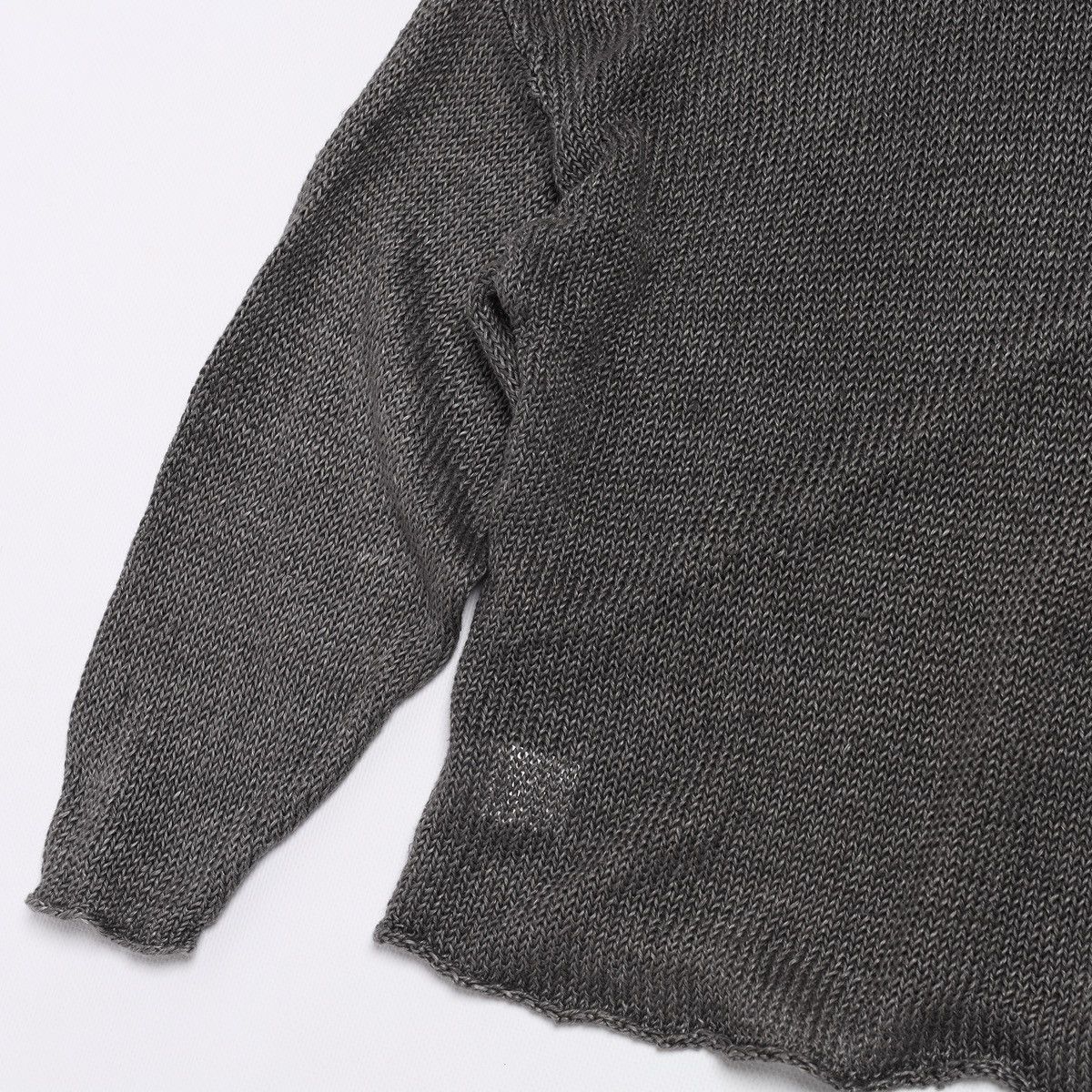 Helmut Lang Helmut Lang Vintage Linen Mesh Sweater Top Metallic Size S / US 4 / IT 40 - 9 Thumbnail