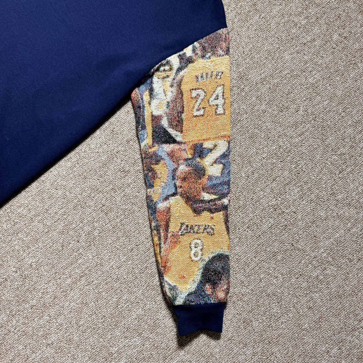 Fruit Of The Loom × Nike Kobe Bryant Custom Knit Sleeve Sweatshirt AMAZING DETAILS Size US S / EU 44-46 / 1 - 7 Thumbnail