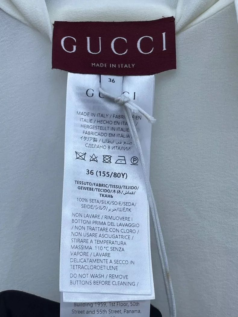 Gucci Gucci 25 new silk streamer two-piece shirt Size XS / US 0-2 / IT 36-38 - 5 Thumbnail