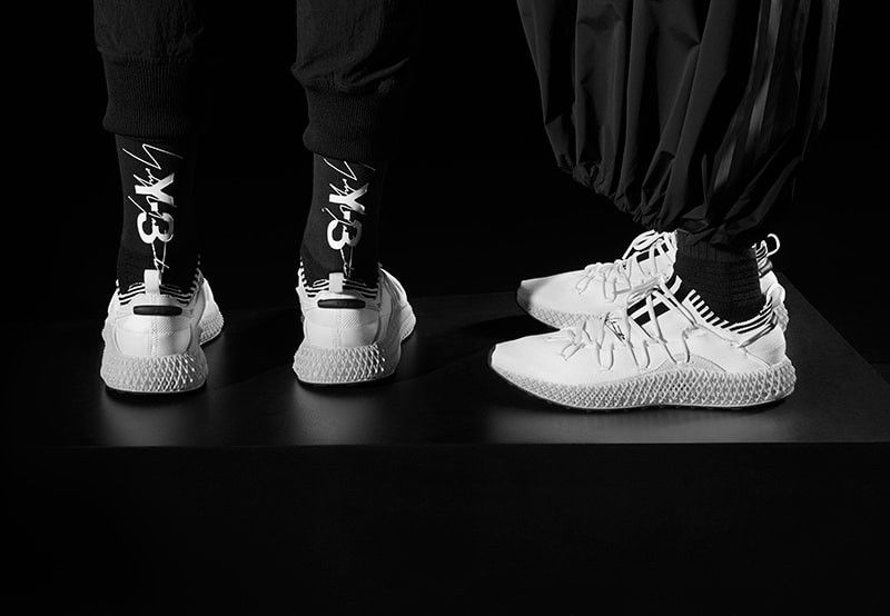 Adidas × Y-3 adidas Y-3 Runner 4D II White Black Size US 6.5 / EU 39-40 - 5 Thumbnail