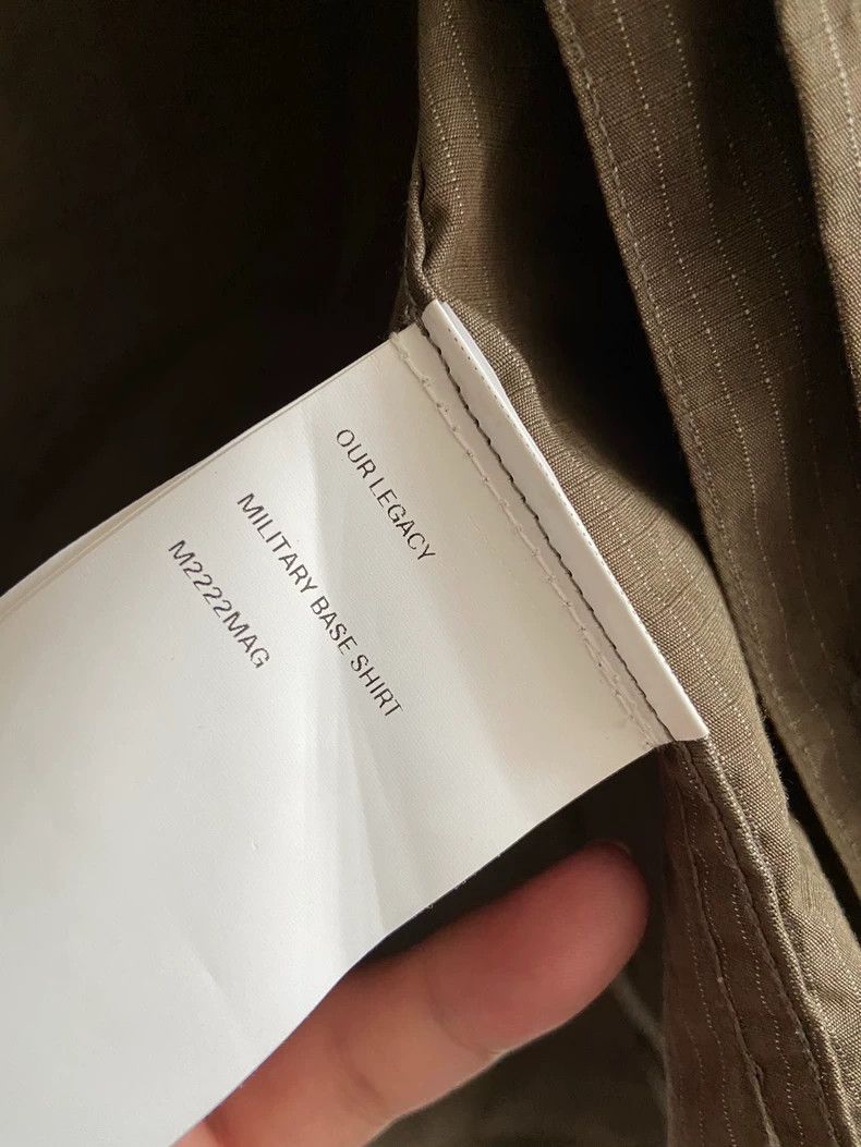 Our Legacy our legacy size 46 Double-buttoned pocket long-sleeved shir Size US S / EU 44-46 / 1 - 5 Thumbnail