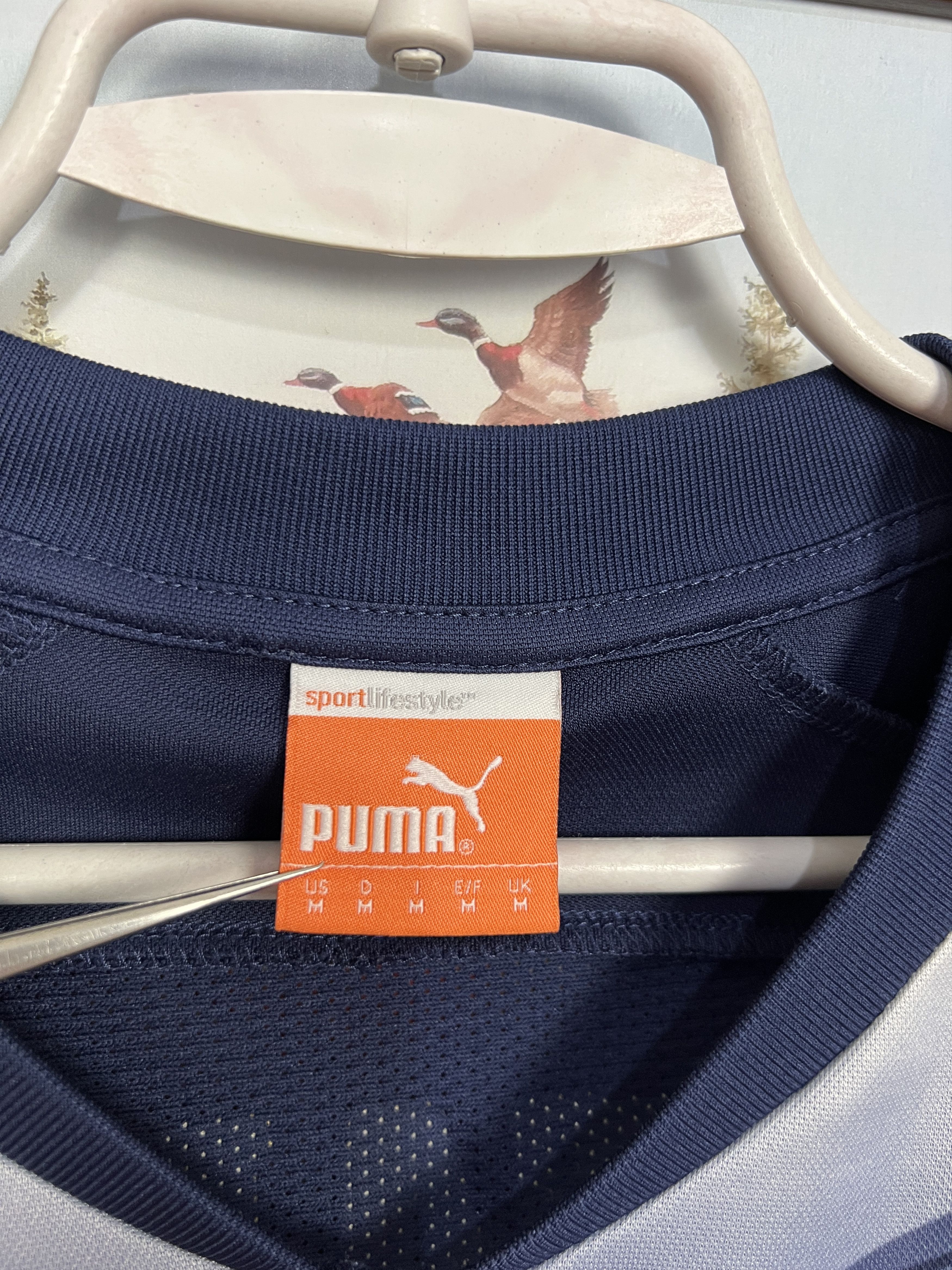 Puma Italy Train Shirt Long Sleeve Player Issue Football Maglia Size US M / EU 48-50 / 2 - 7 Thumbnail
