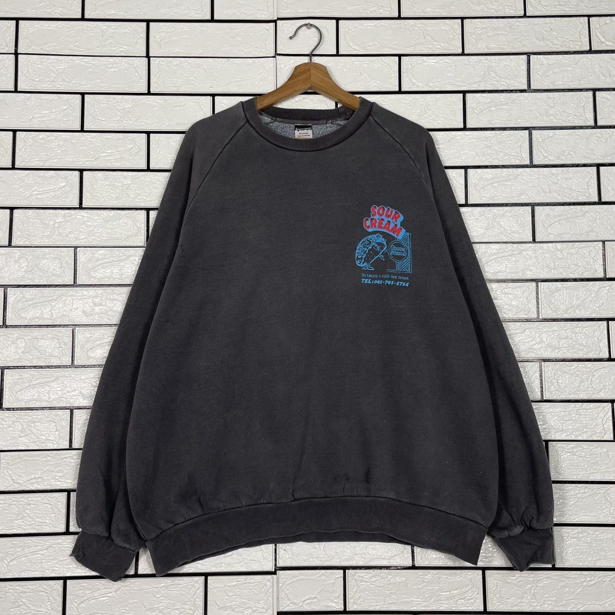 Japanese Brand Sour Cream Tacos Stand Crewneck Sweatshirt Size US XL / EU 56 / 4 - 1 Thumbnail