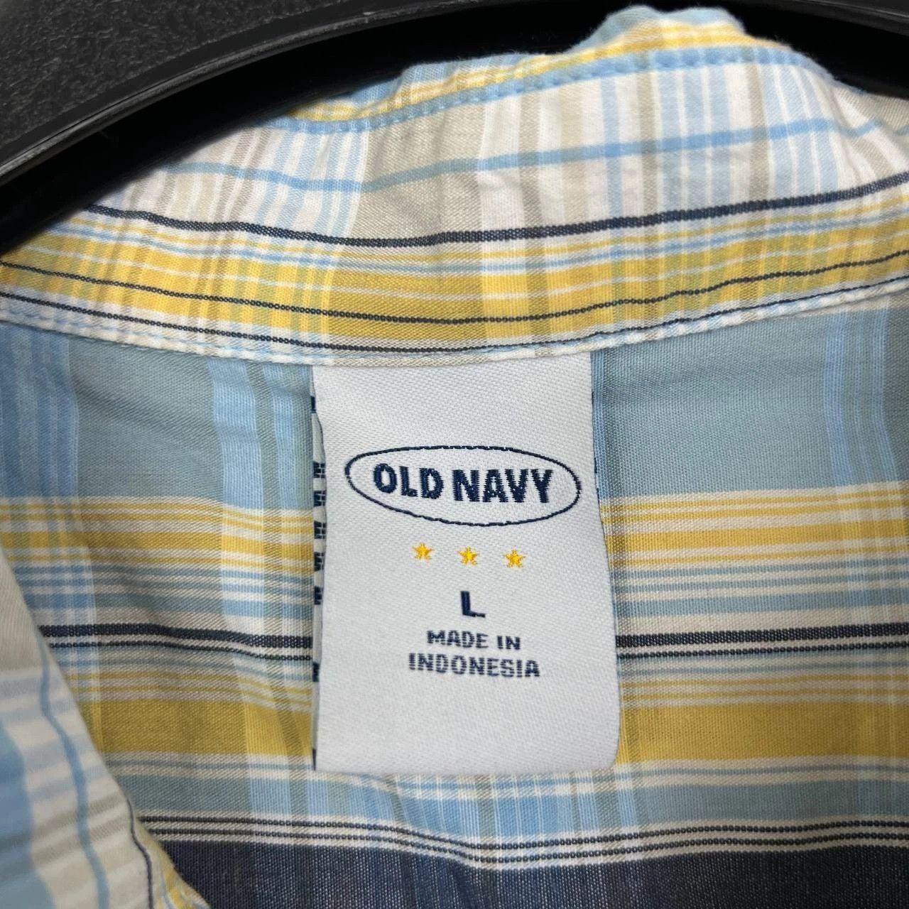 Old Navy Old Navy Button Up Shirt Men Flannel Collared Cotton L Size US L / EU 52-54 / 3 - 7 Thumbnail