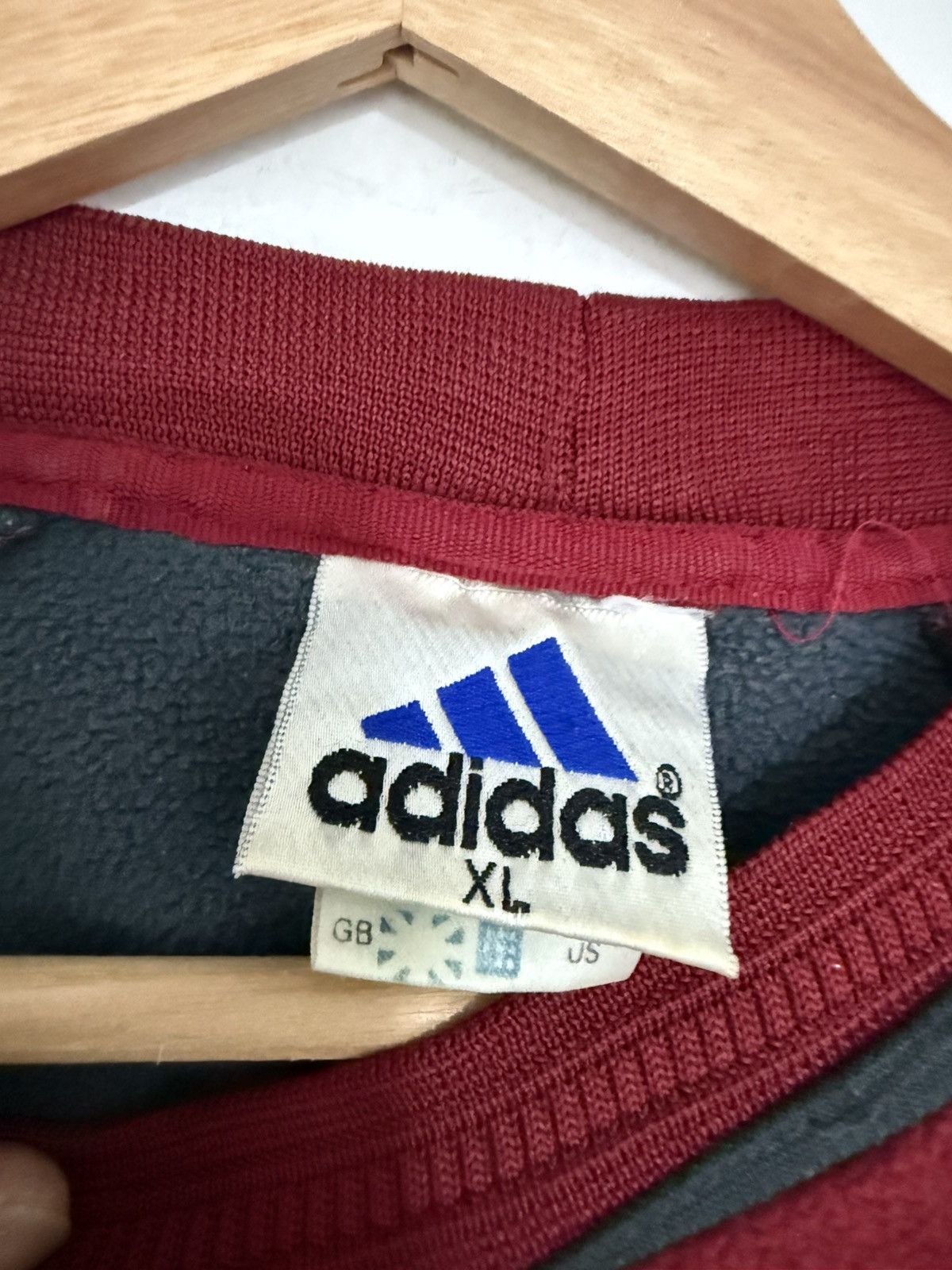 Adidas Vintage retro adidas polar fleece sweater Size US M / EU 48-50 / 2 - 2 Thumbnail